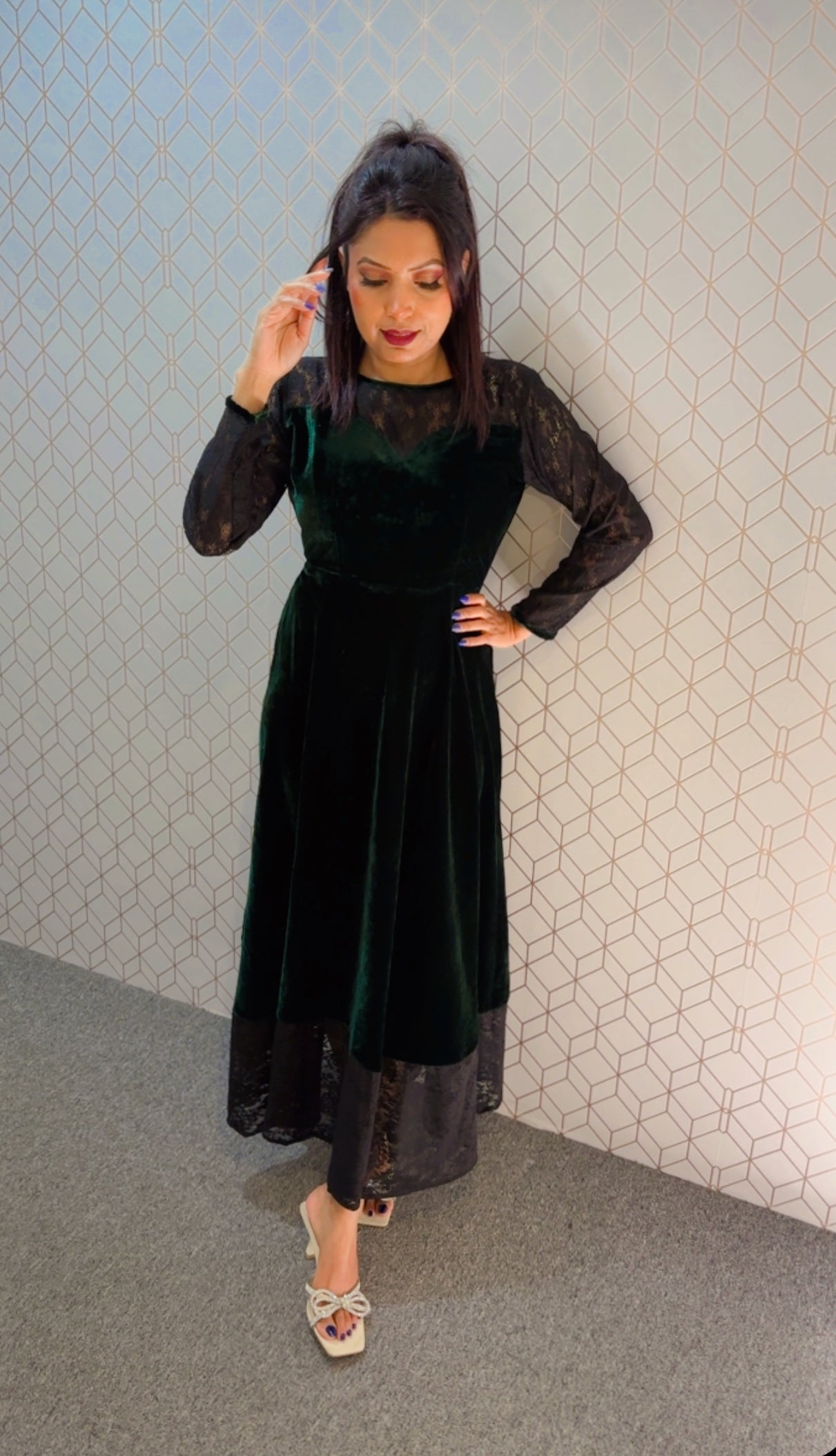 Velvet dress