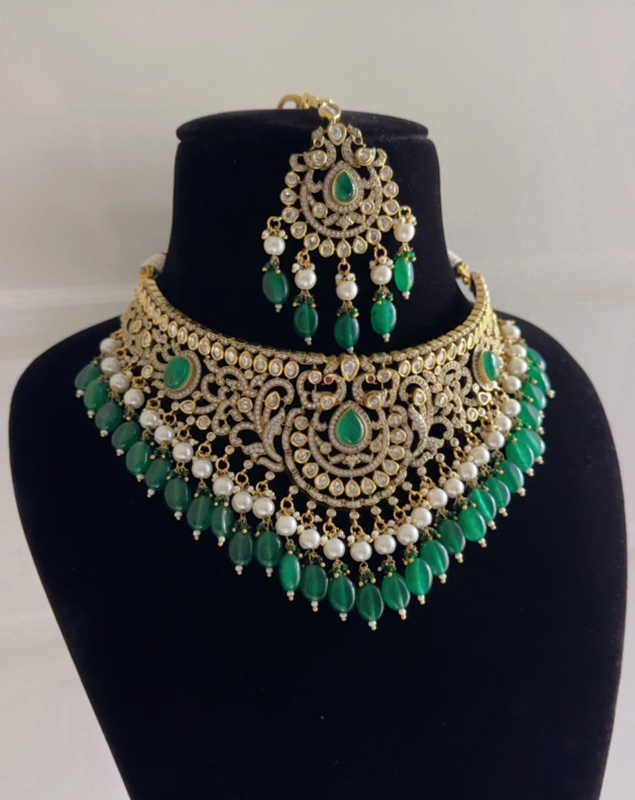 Moissanite Polki set