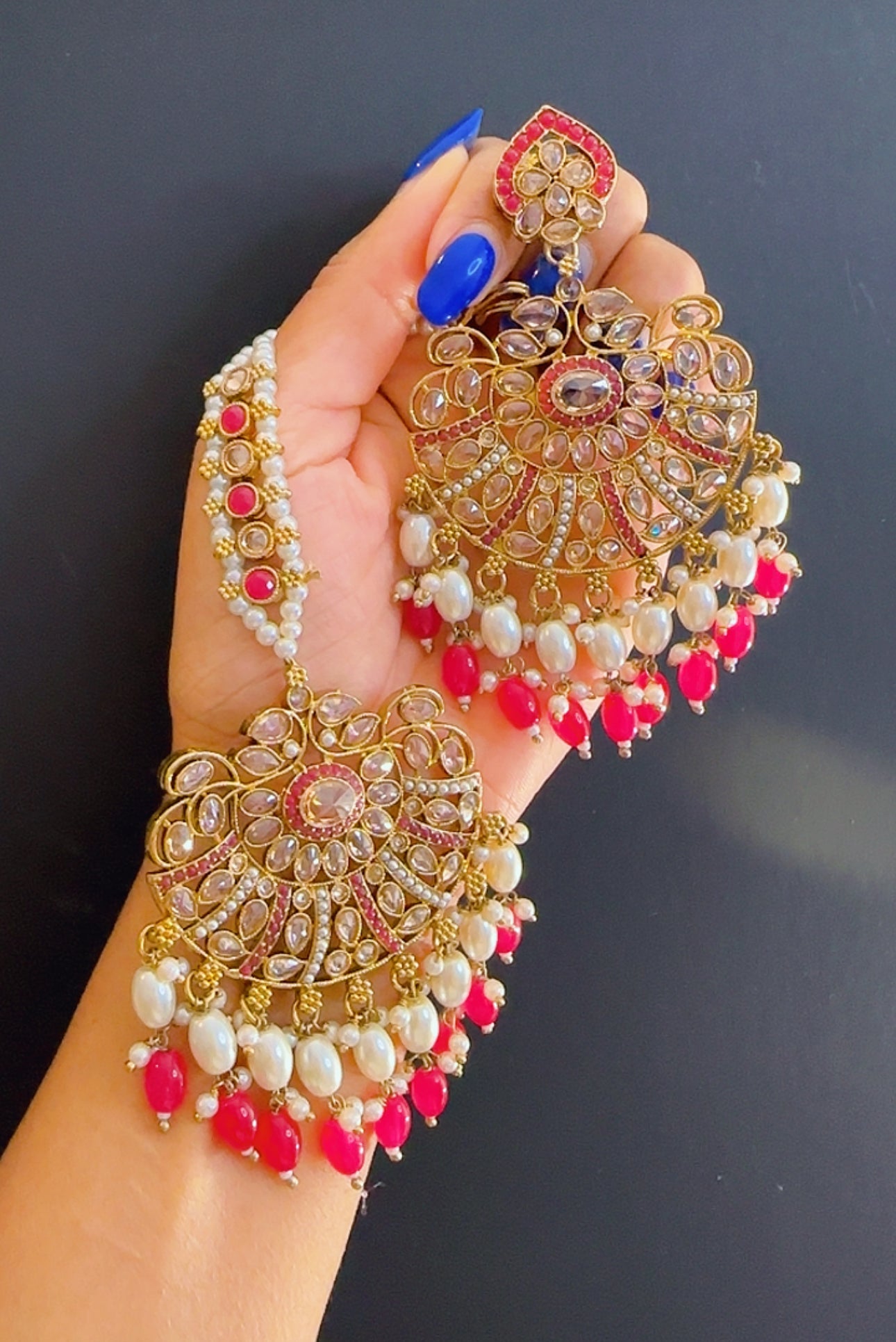 Tikka set Dark pink