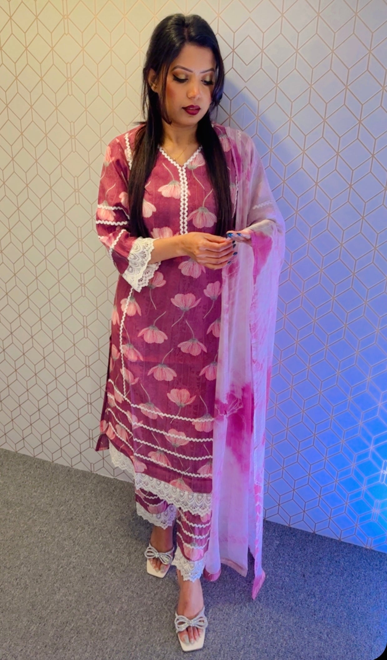 Pakistani style suit