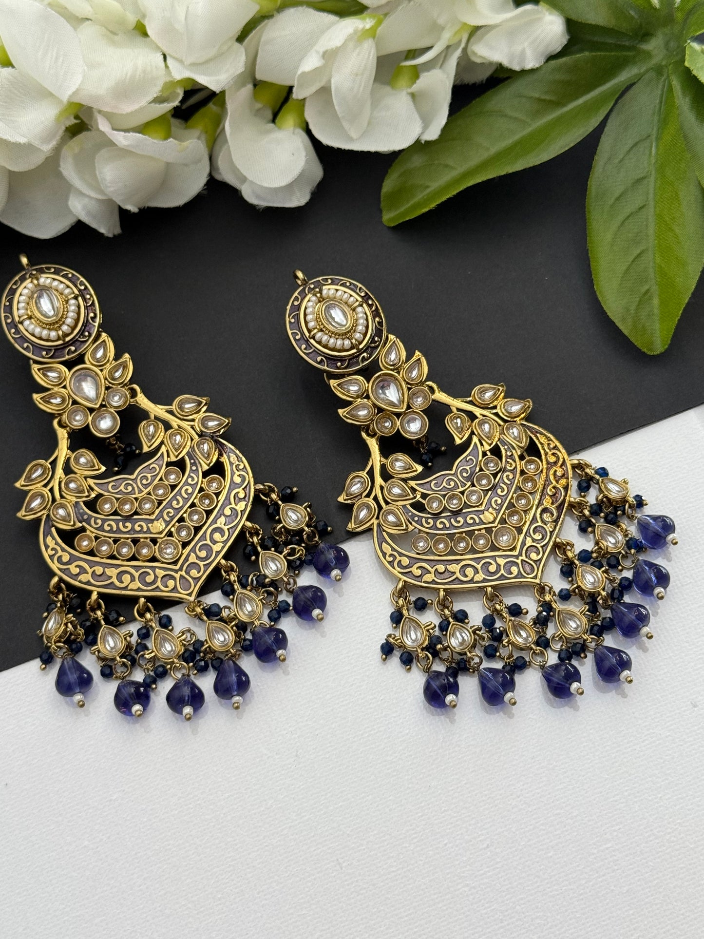 Kundan earrings
