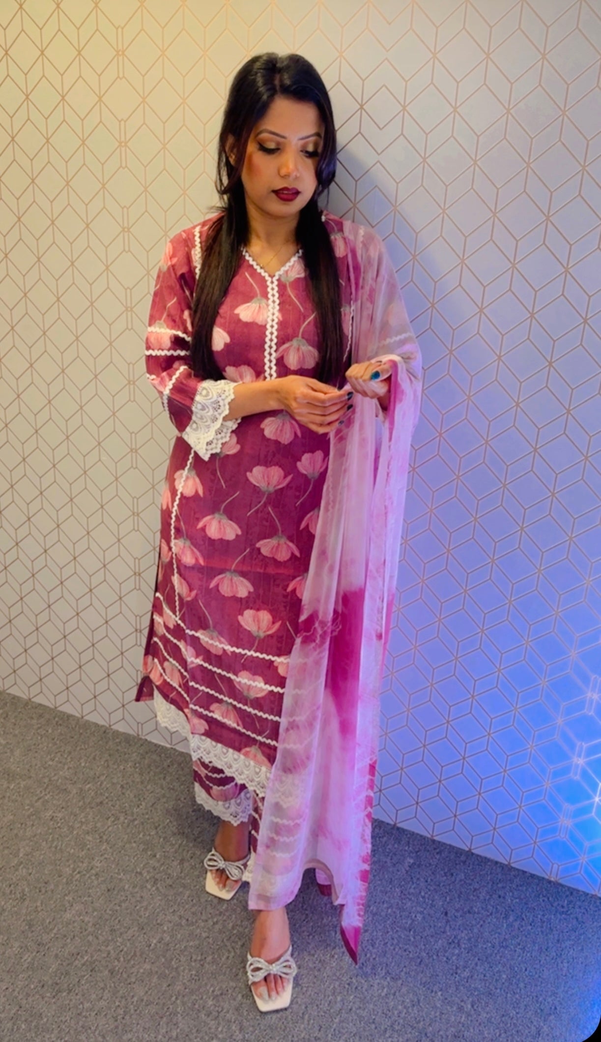 Pakistani style suit