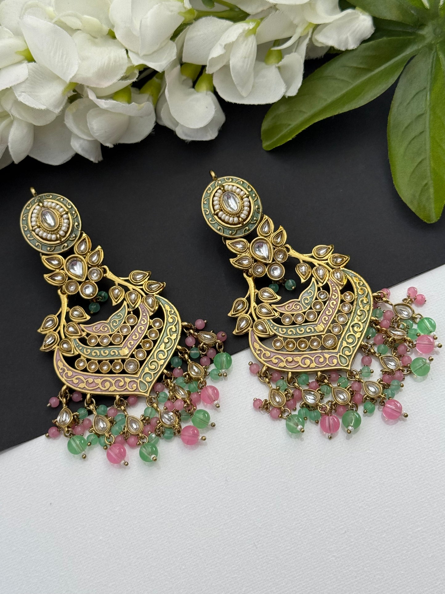 Kundan earrings