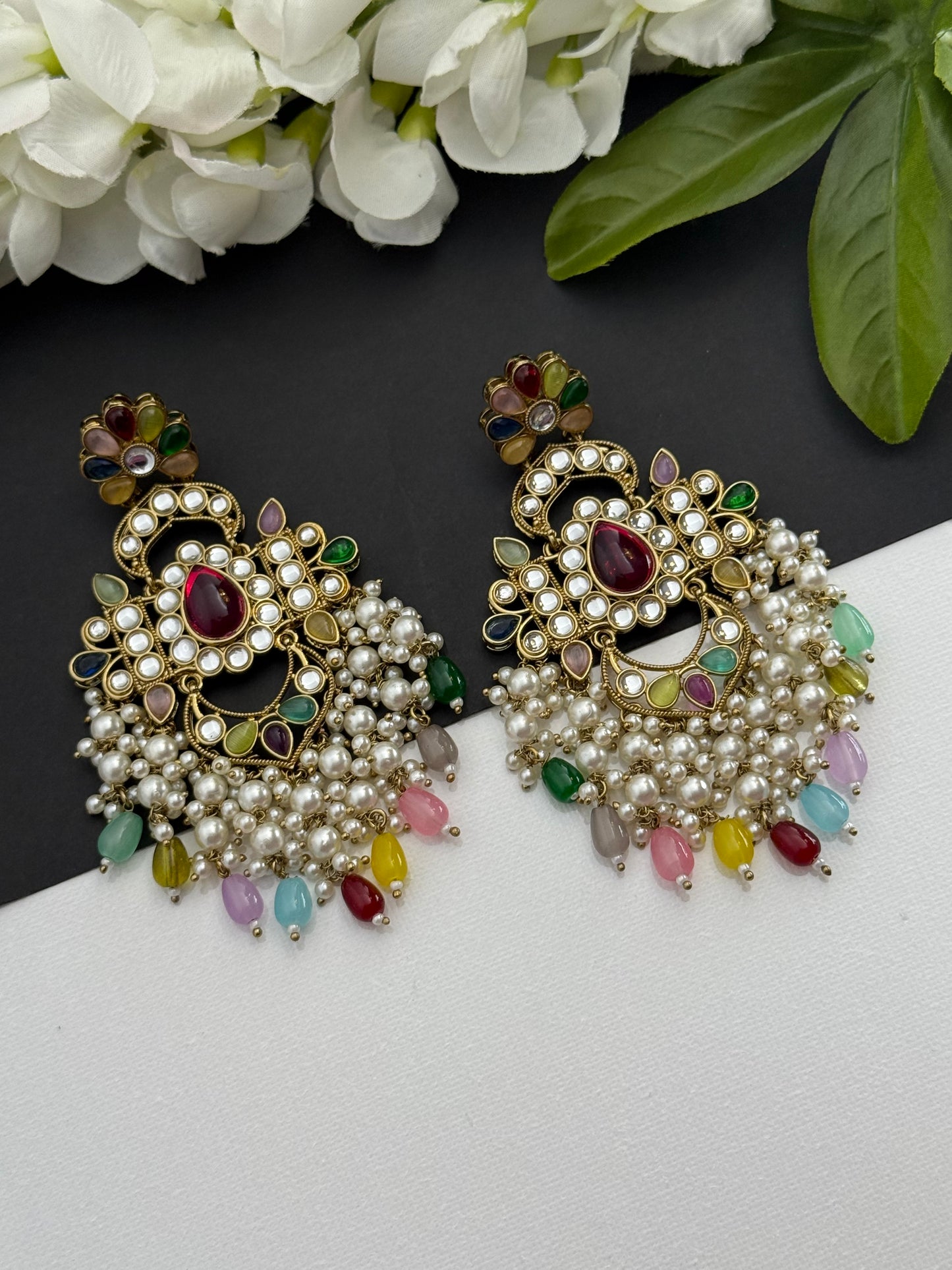 Kundan earrings