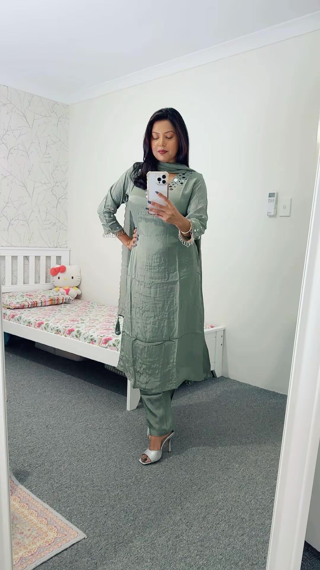 Party wear A line Suit
