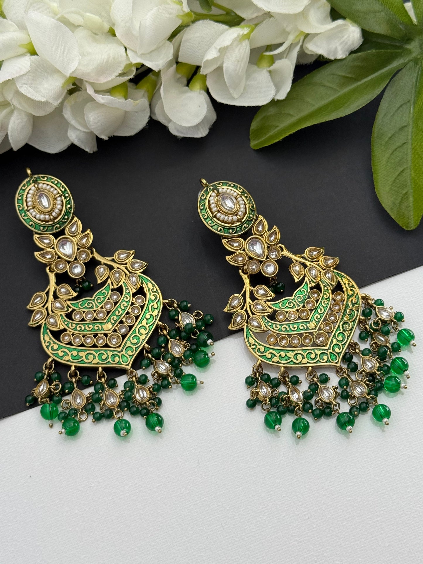 Kundan earrings