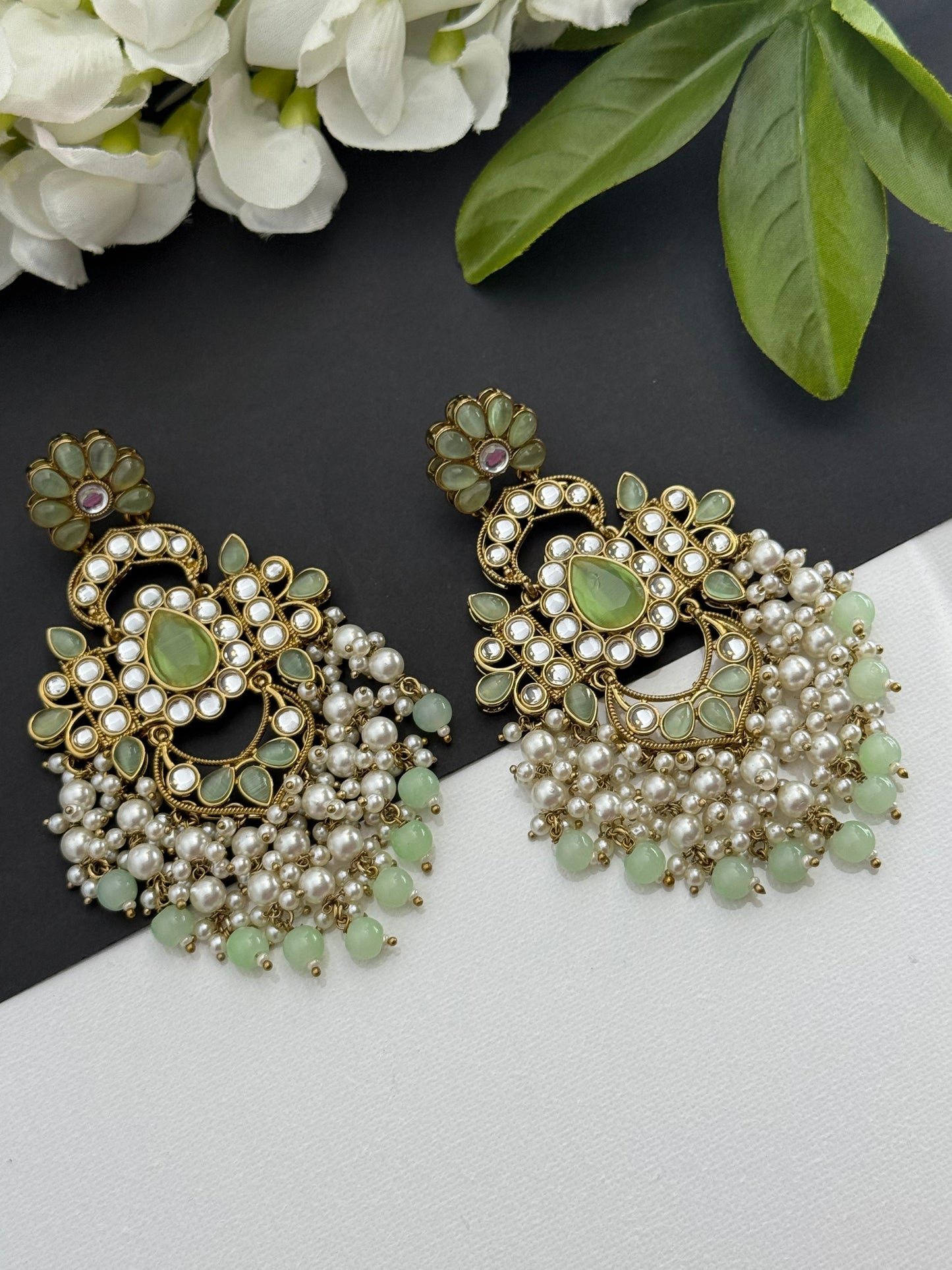 Kundan earrings