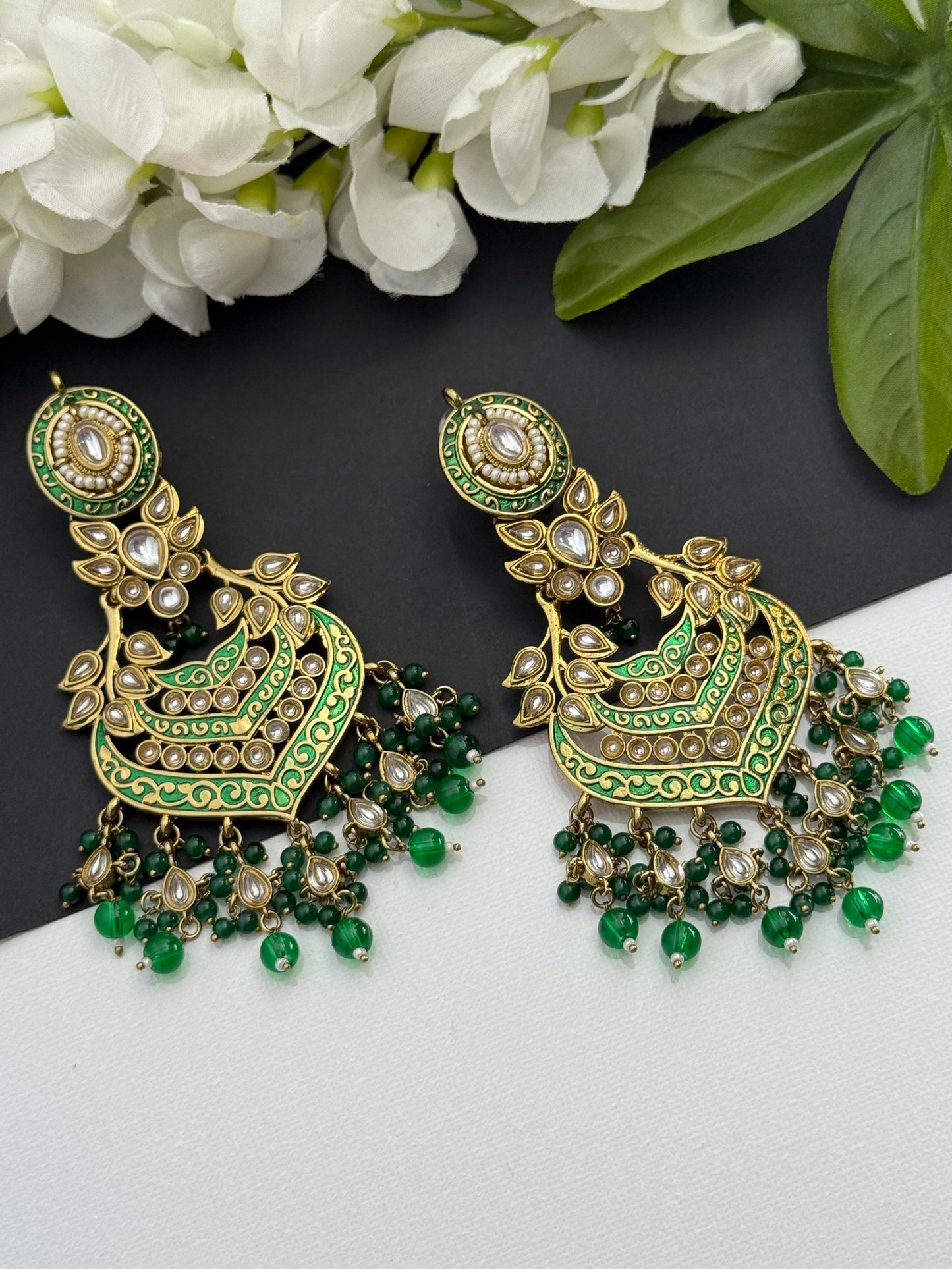 Kundan earrings
