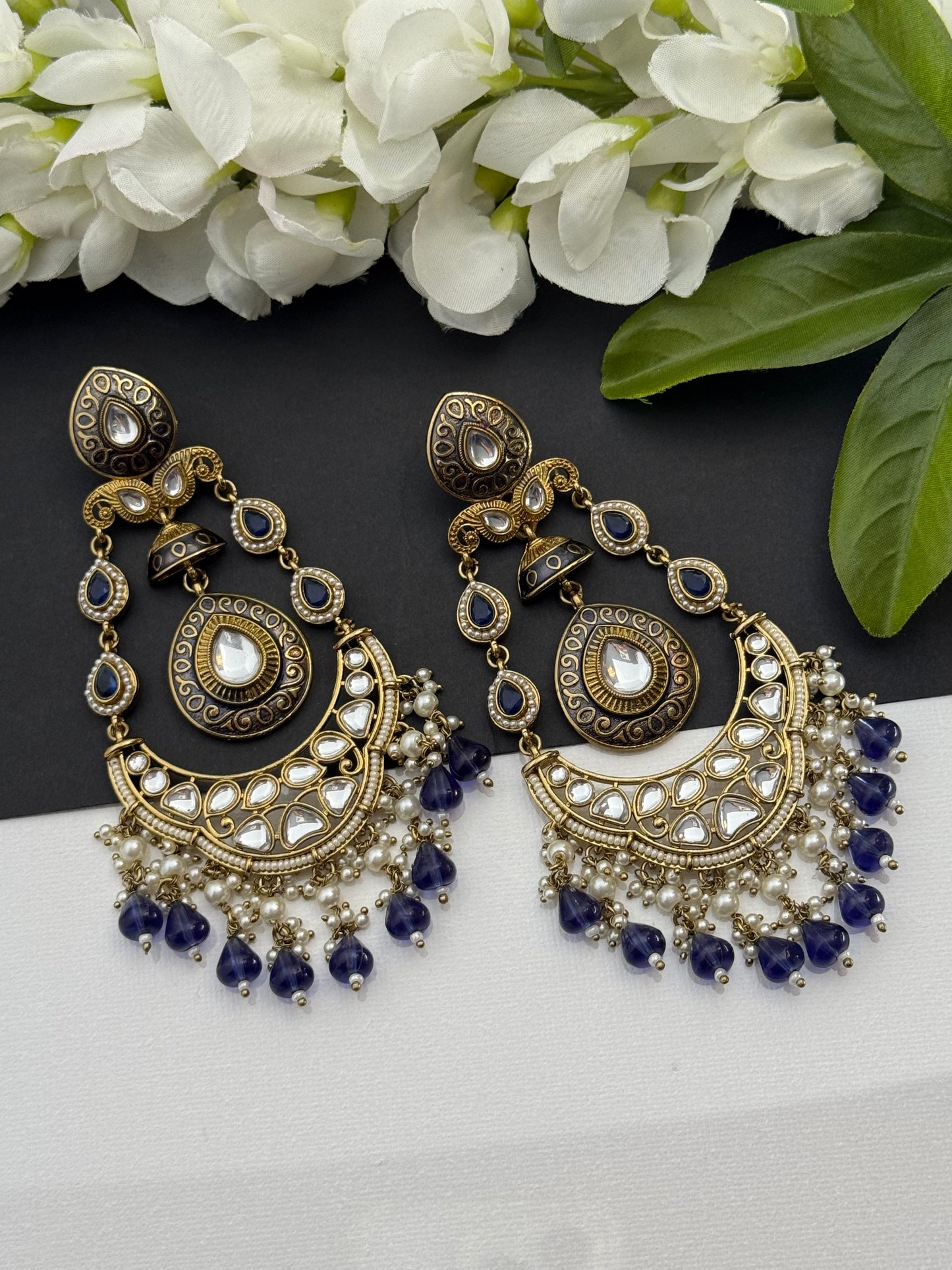 Kundan earrings