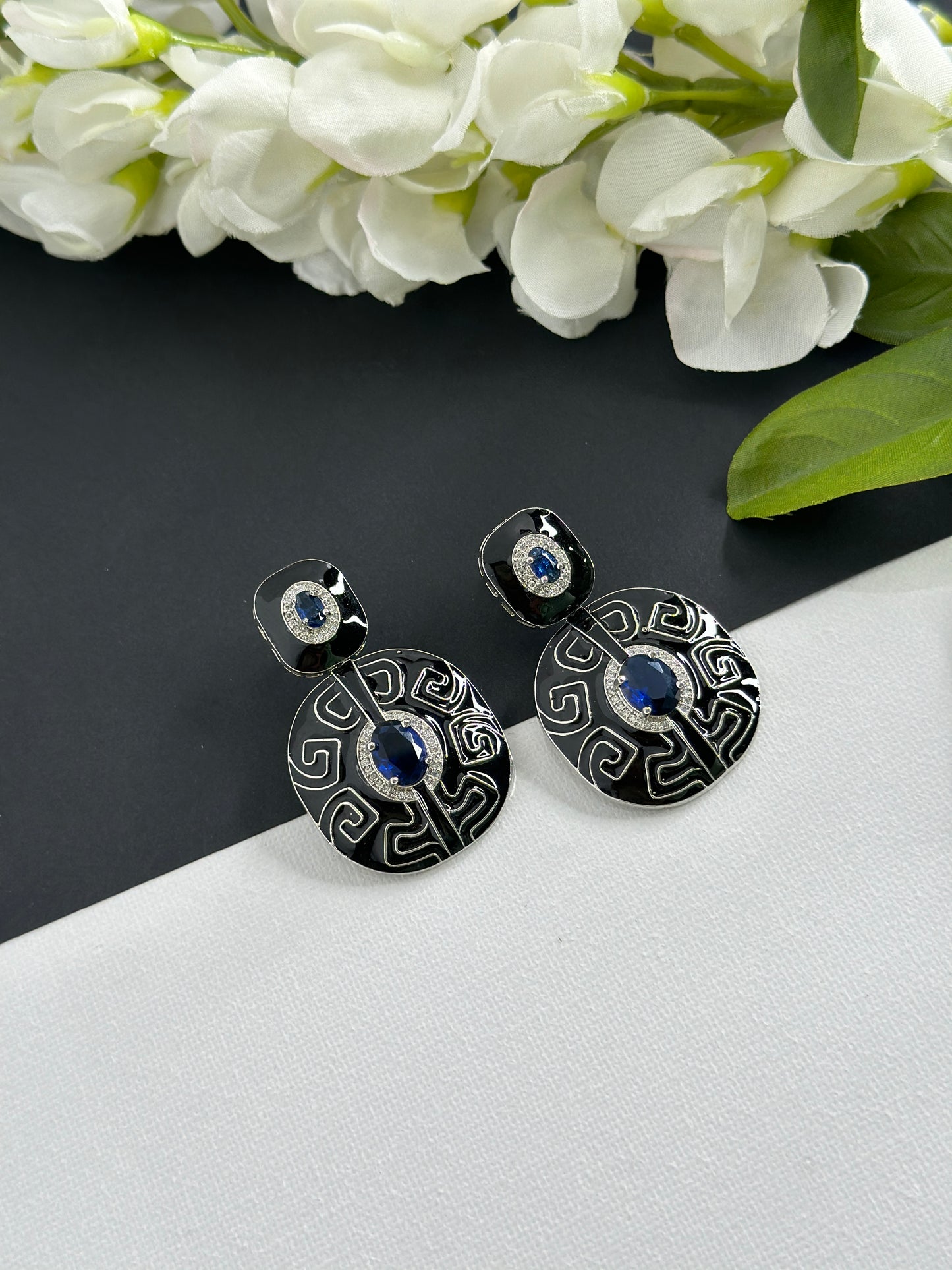 Blue earrings