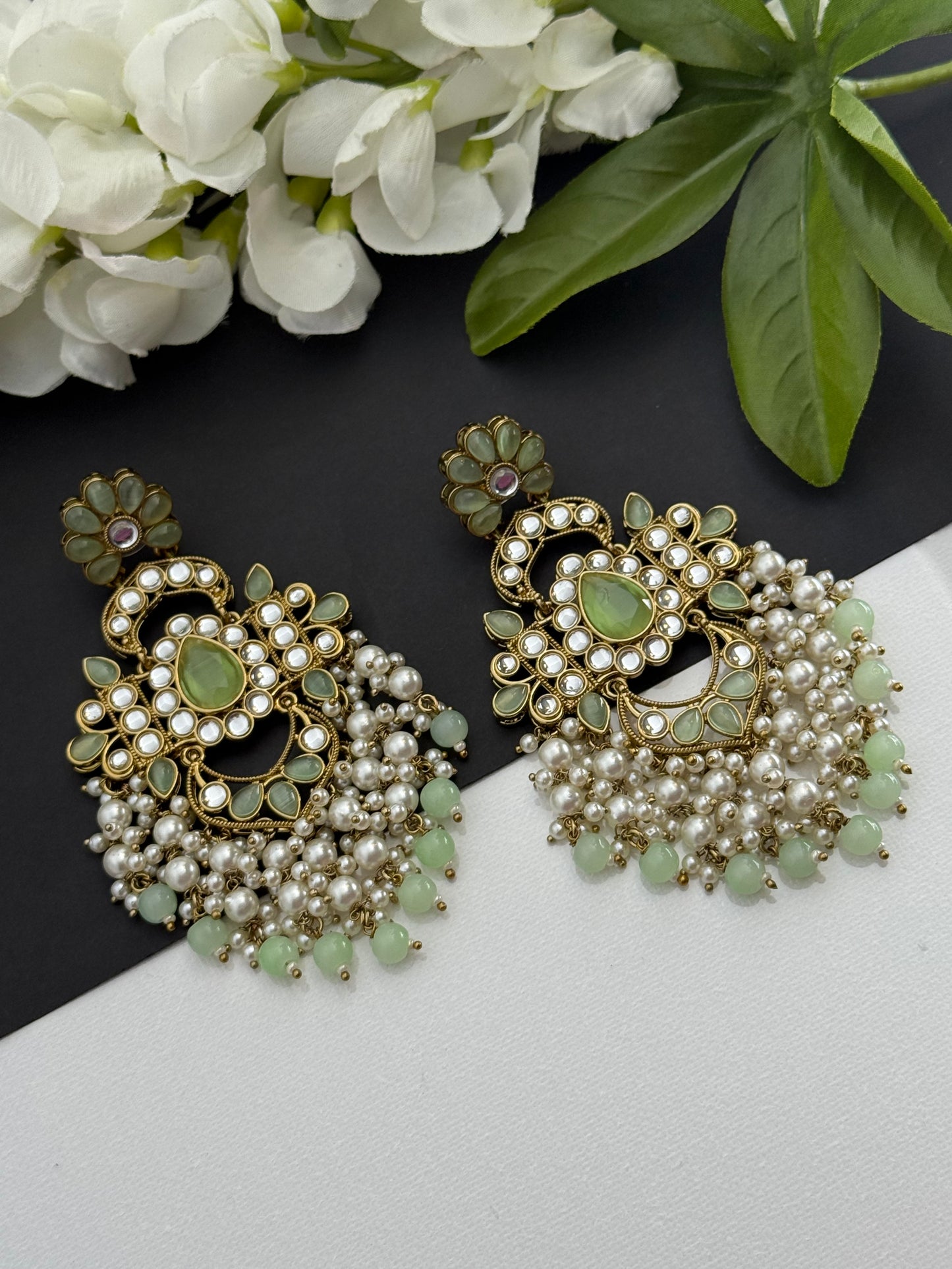 Kundan earrings