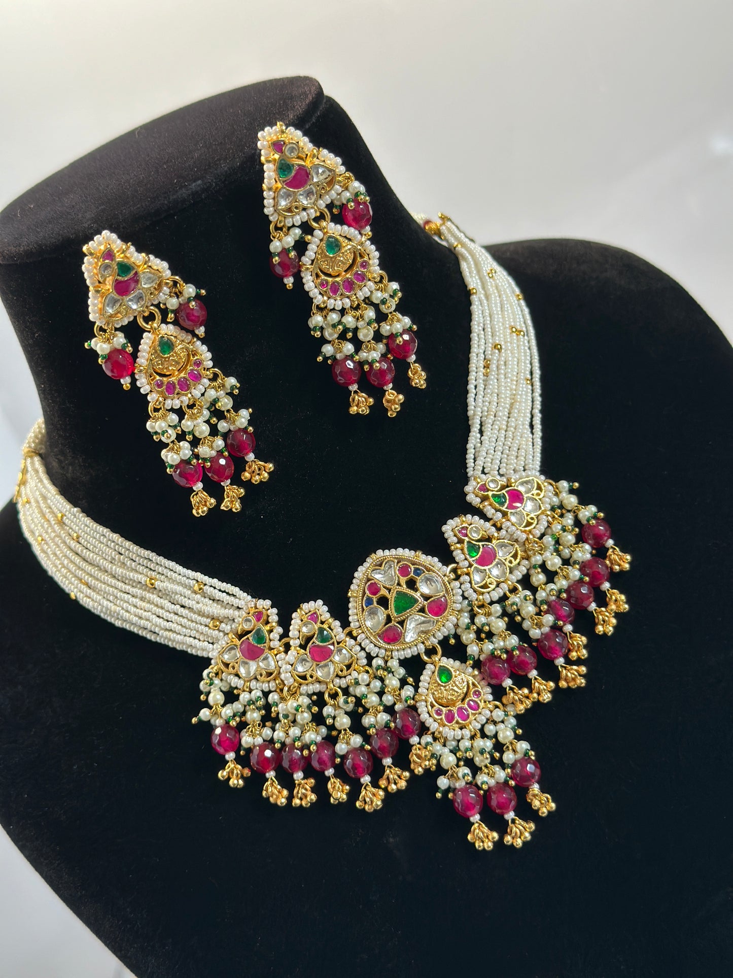 Pachi kundan choker or necklace