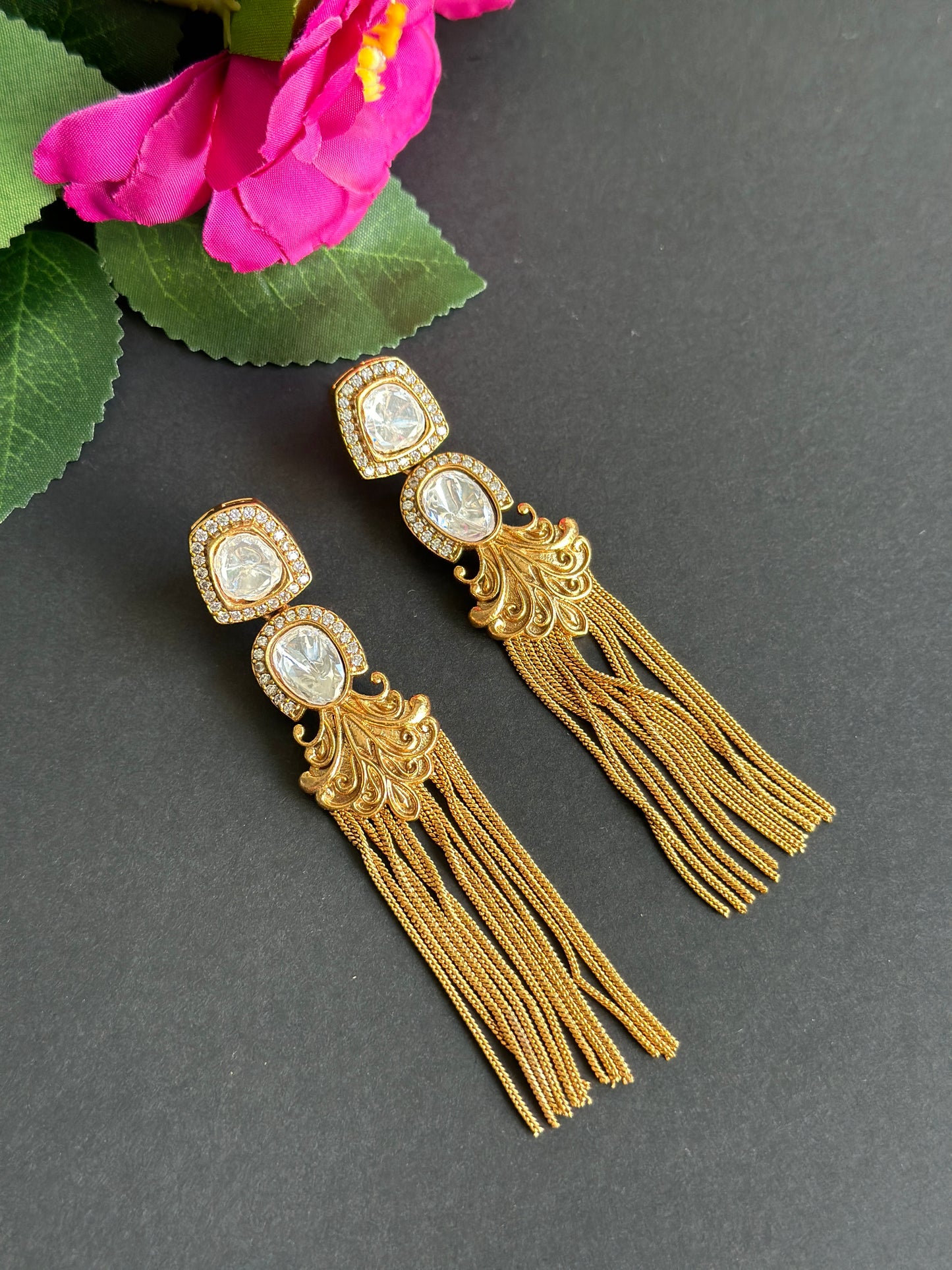 Indo western earrings in premium quality