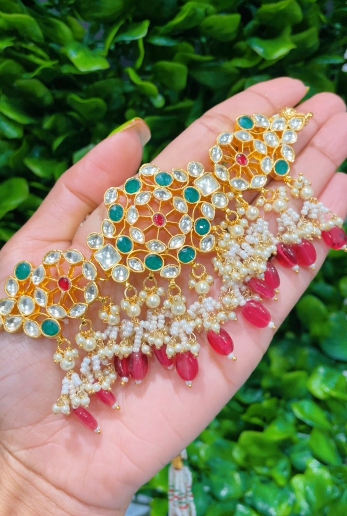 Pachi kundan set