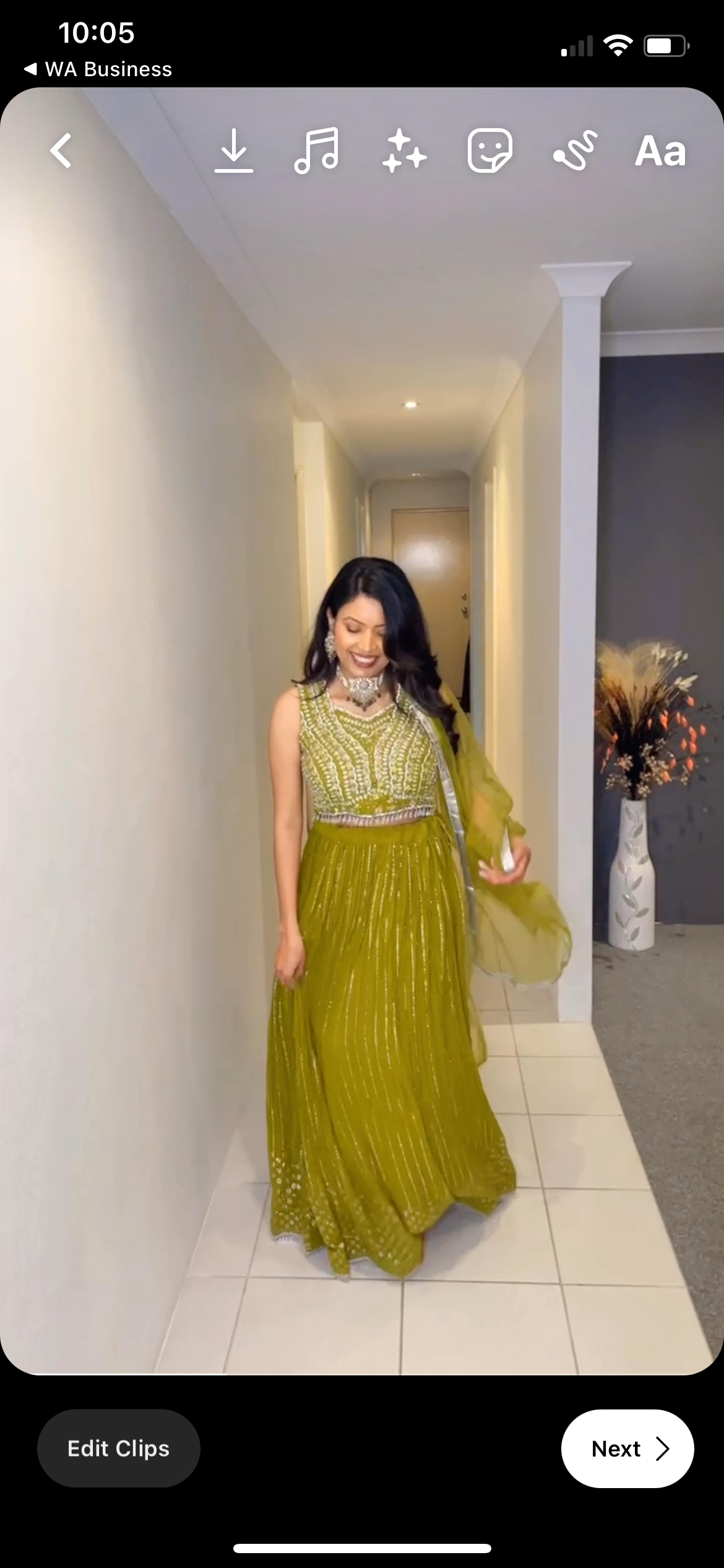 Crop top lehnga