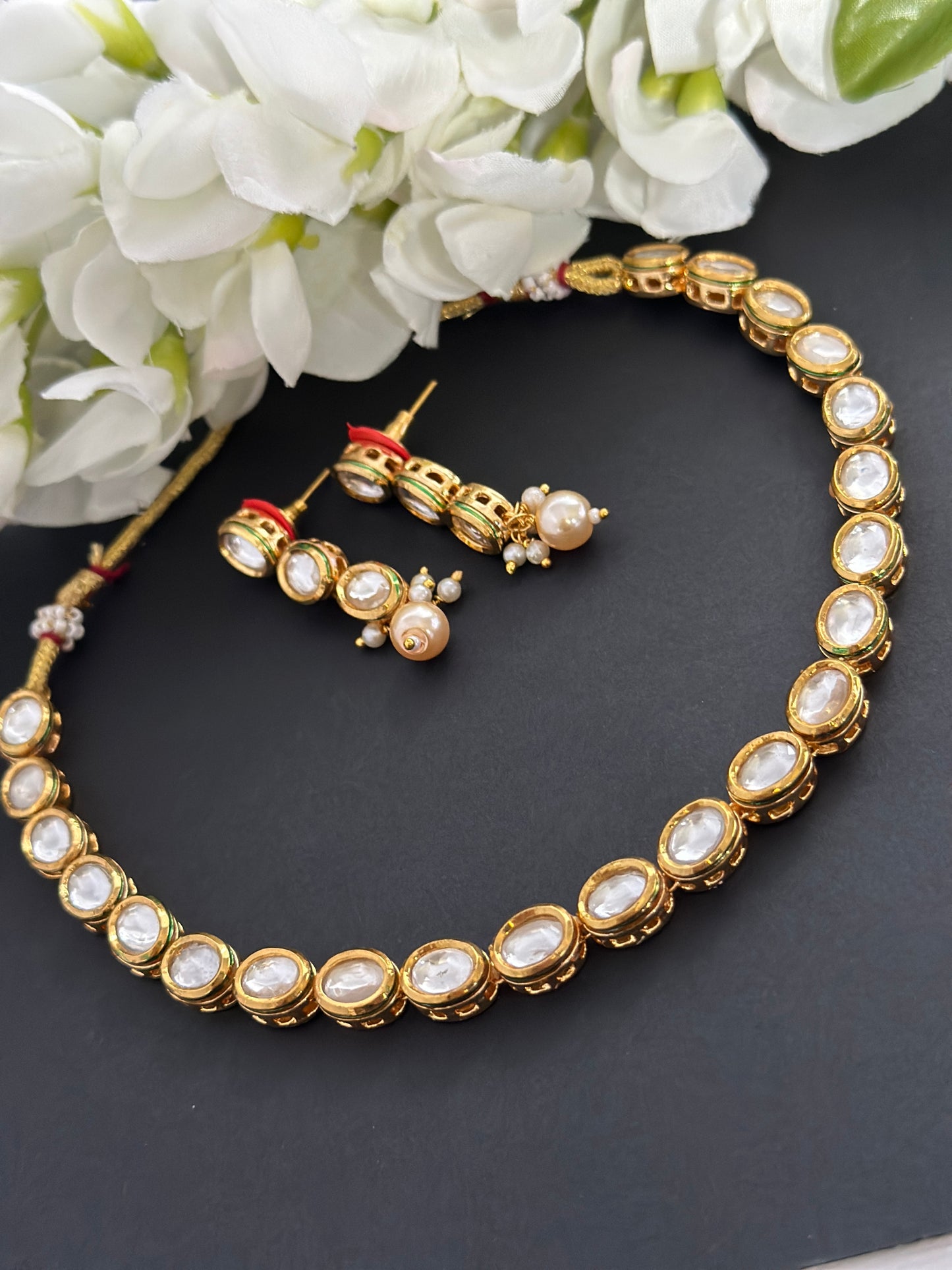 Kundan necklace set