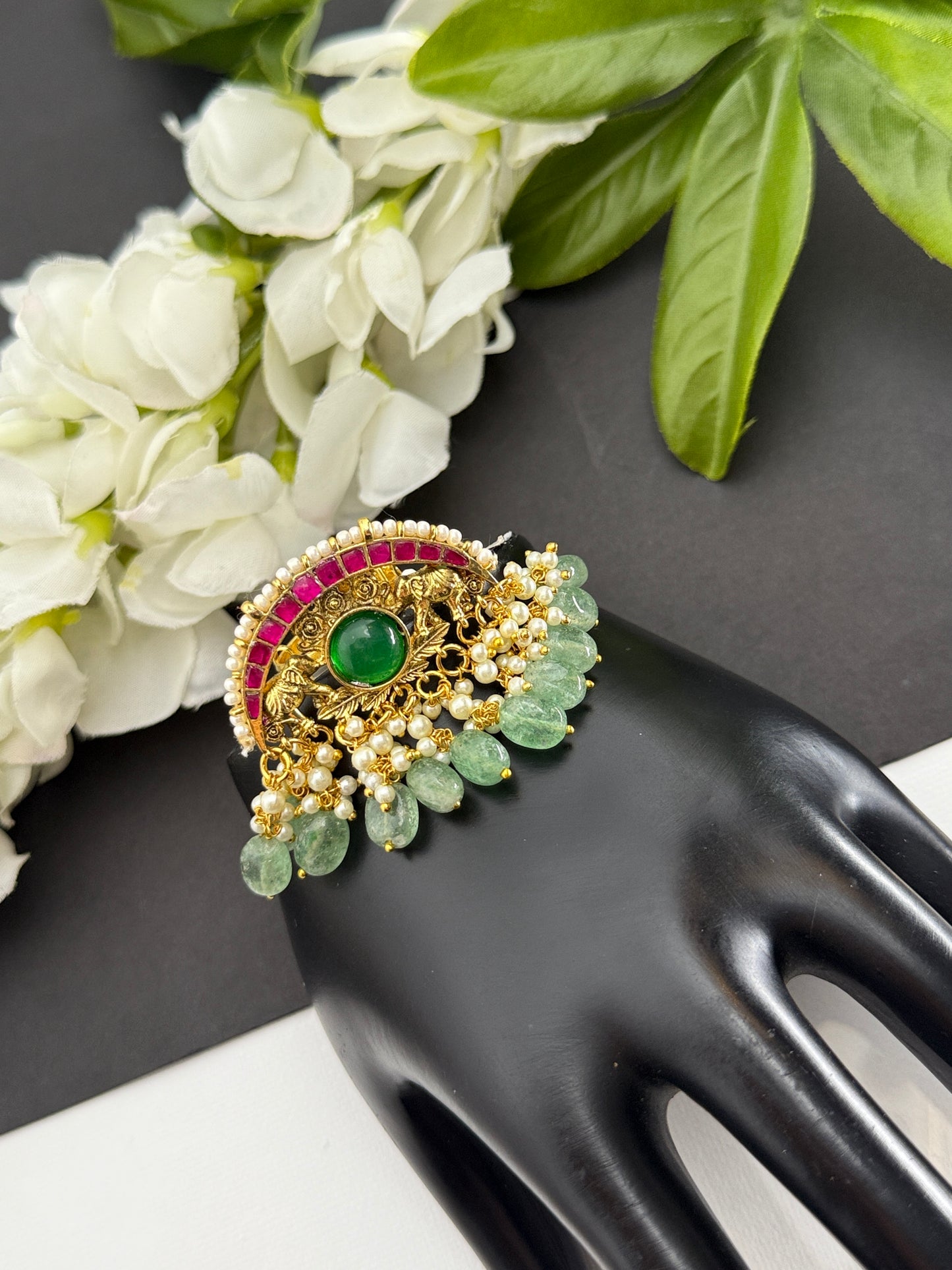 Pachi kundan ring