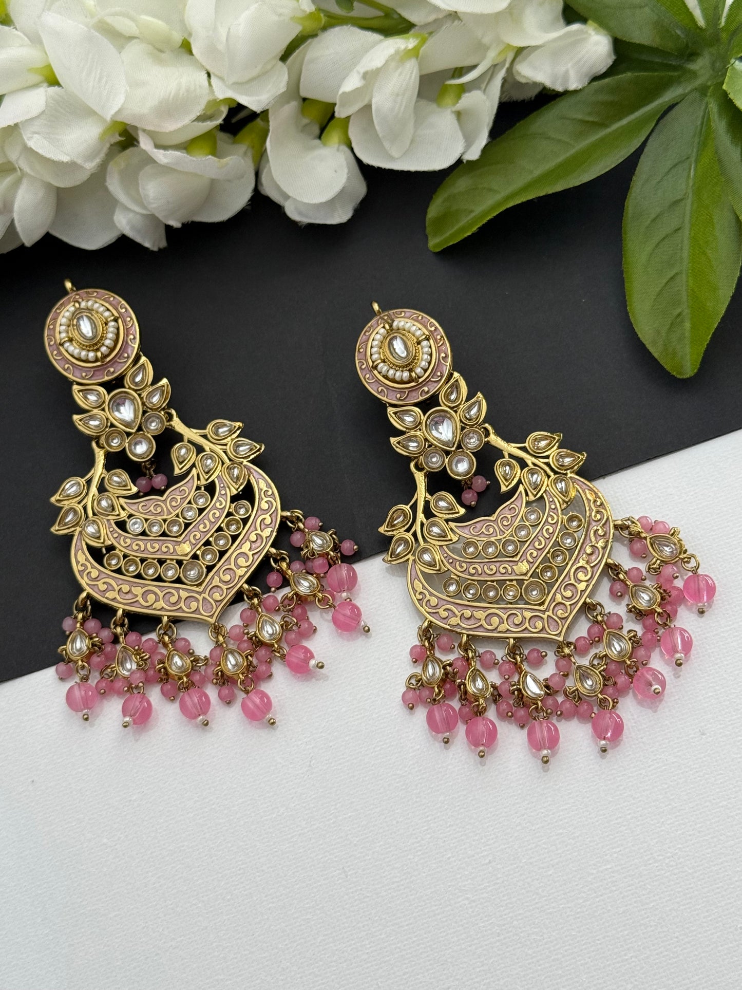 Kundan earrings