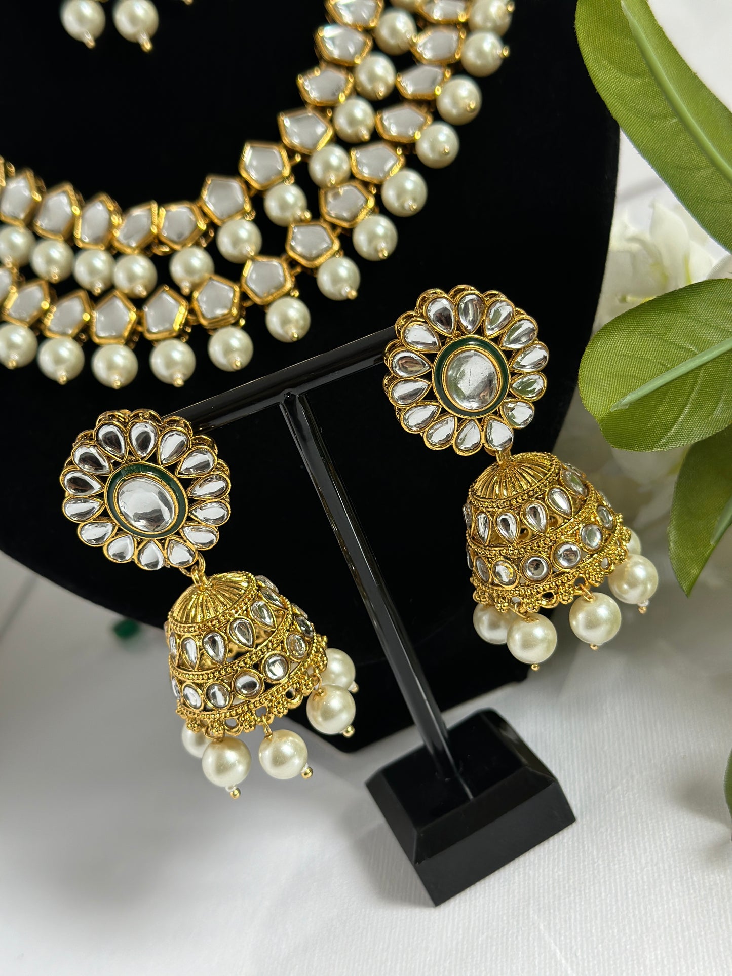 Kundan double layer set