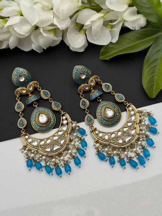 Kundan earrings