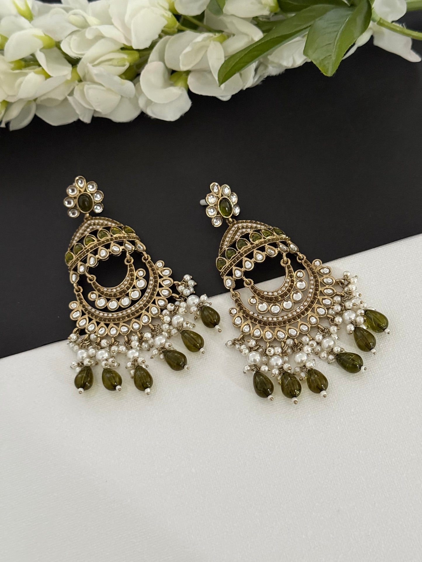 Kundan earrings