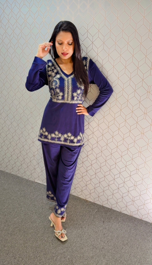 Velvet cord set