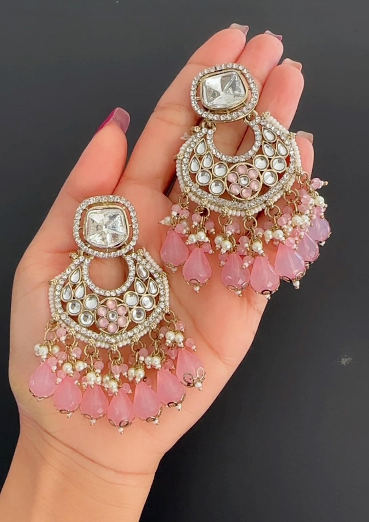 Kundan earrings