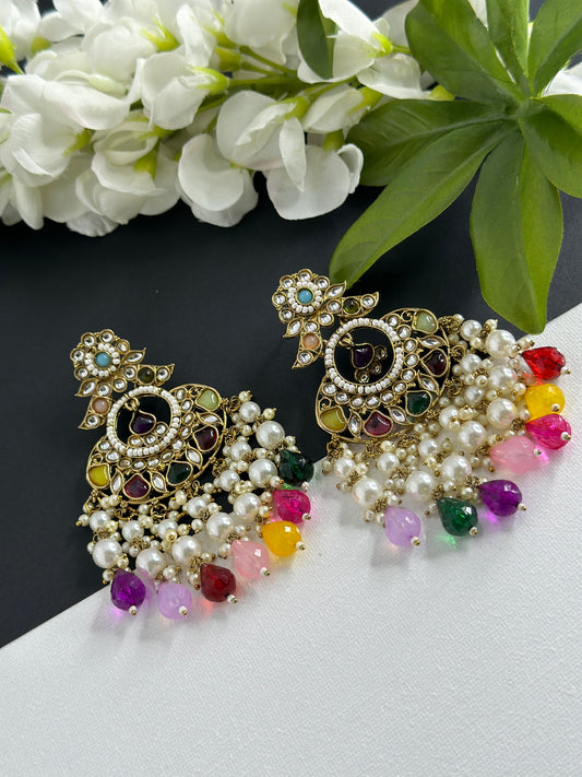Kundan earrings