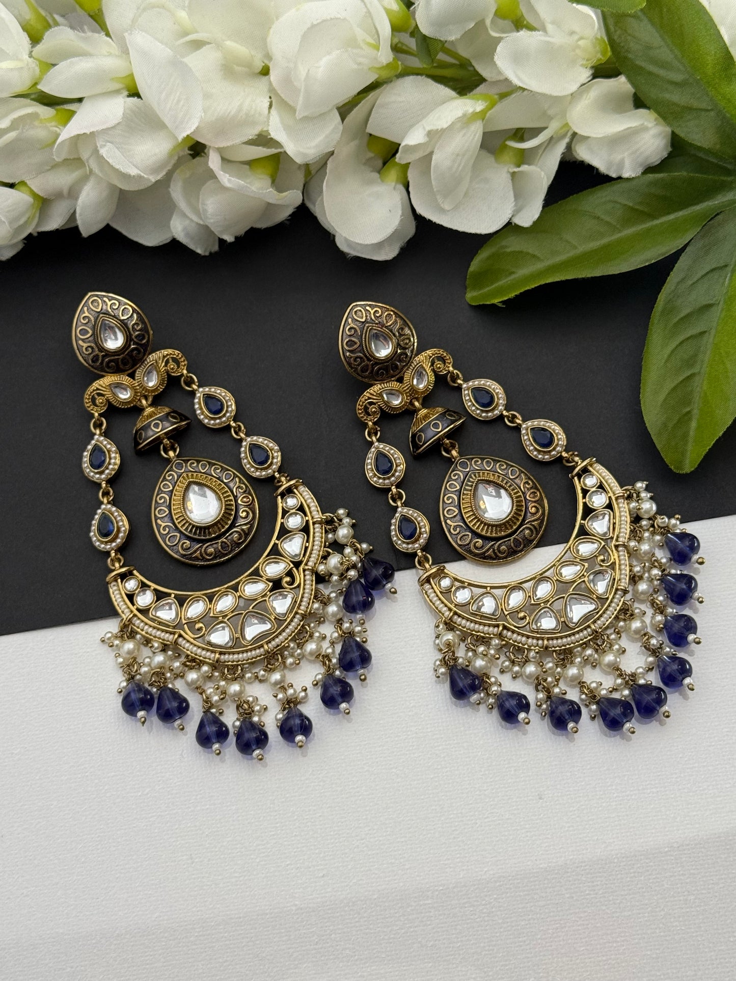 Kundan earrings