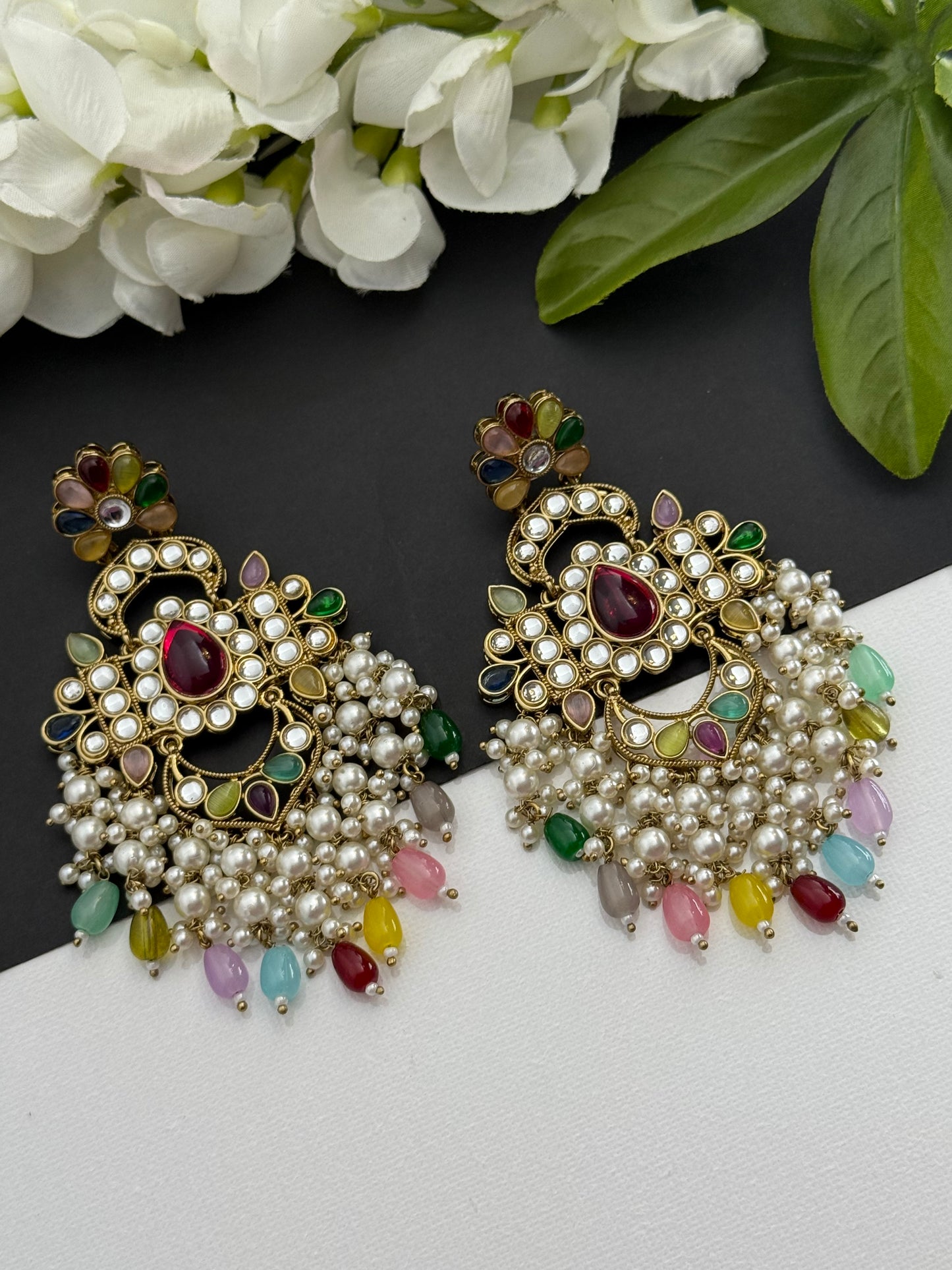 Kundan earrings
