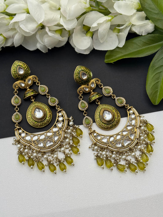Kundan earrings