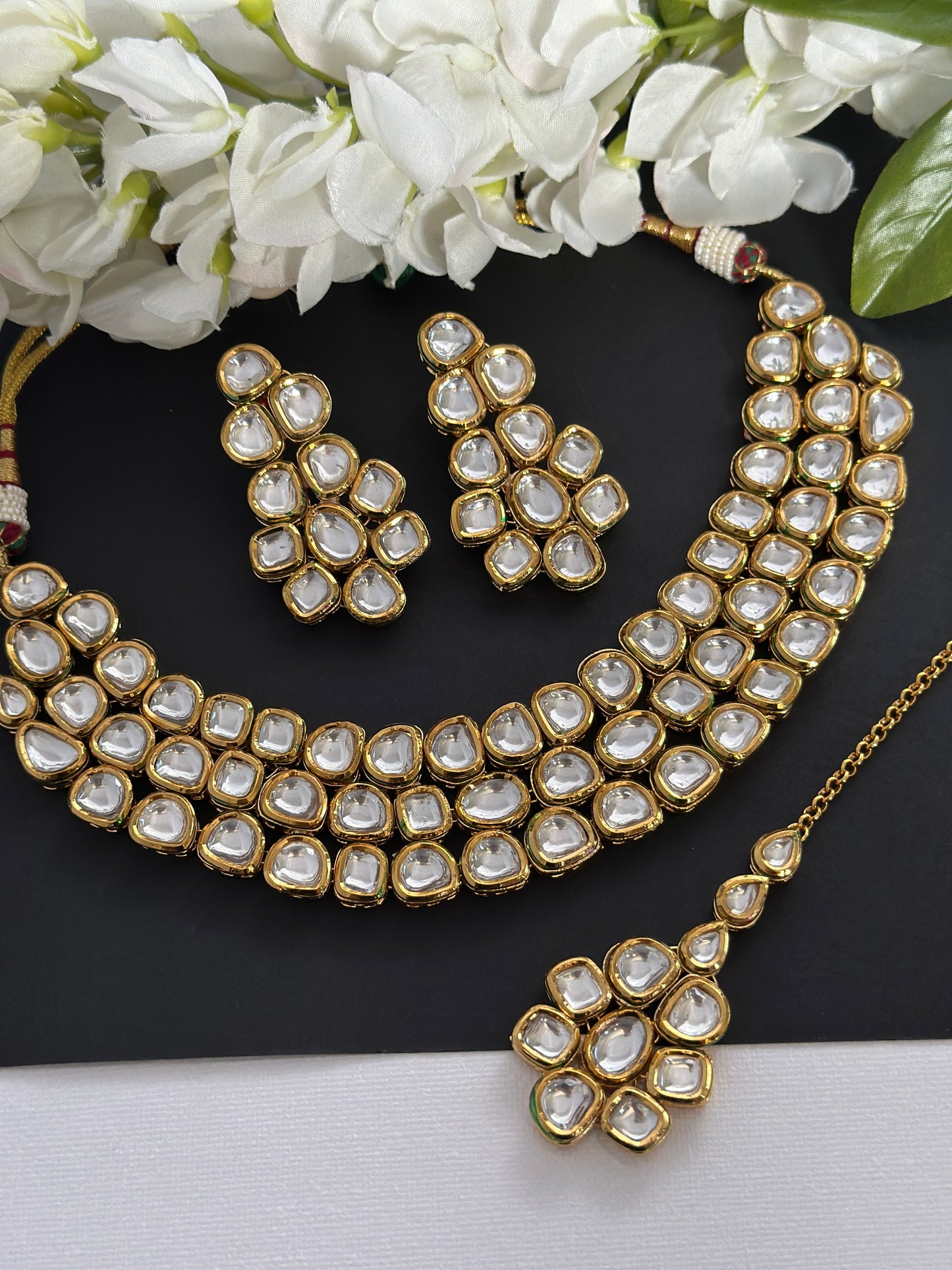 Kundan necklace set