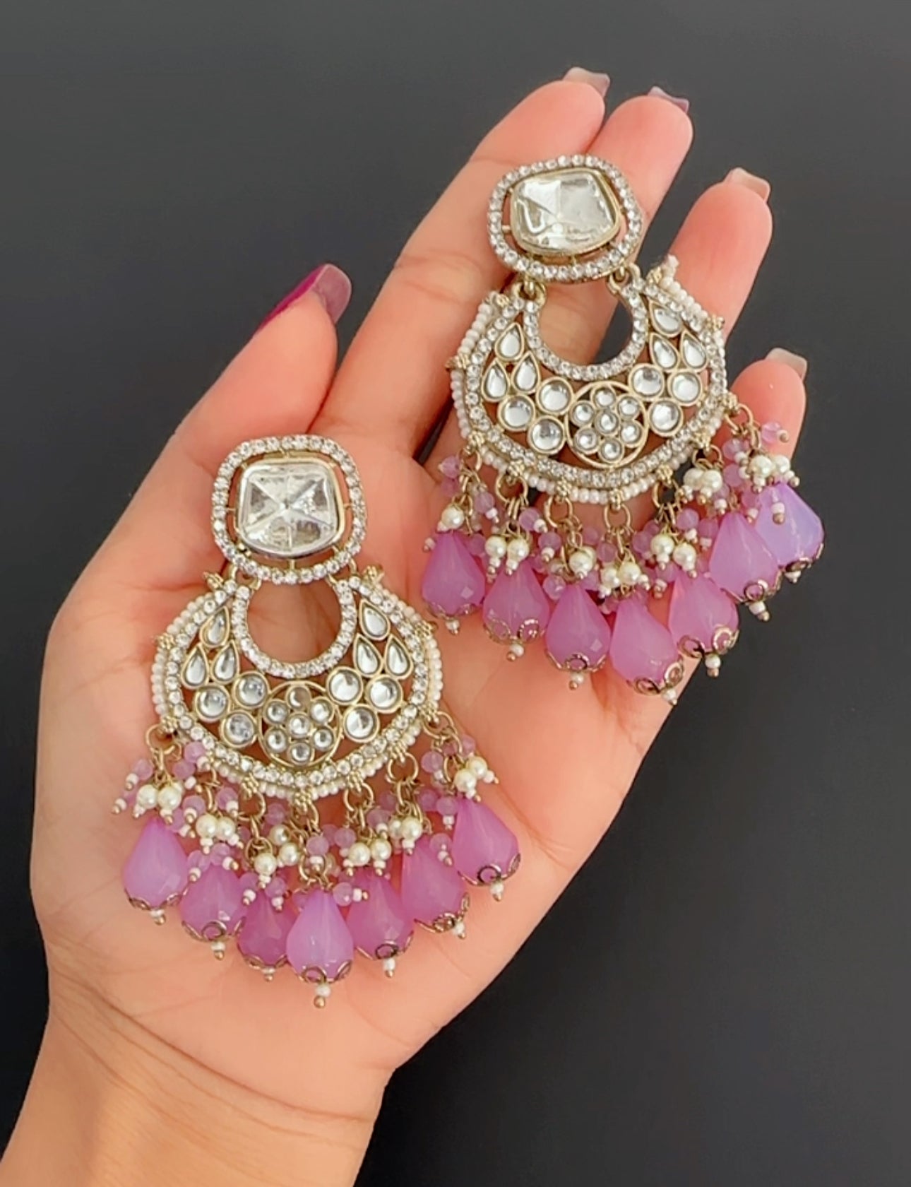 Kundan earrings