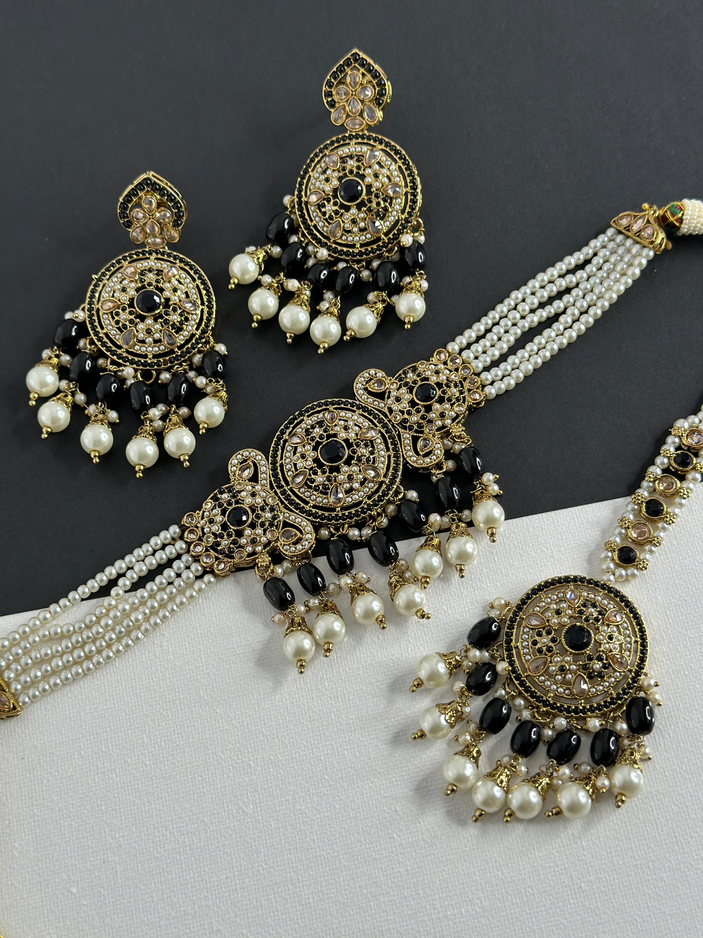 Choker set black