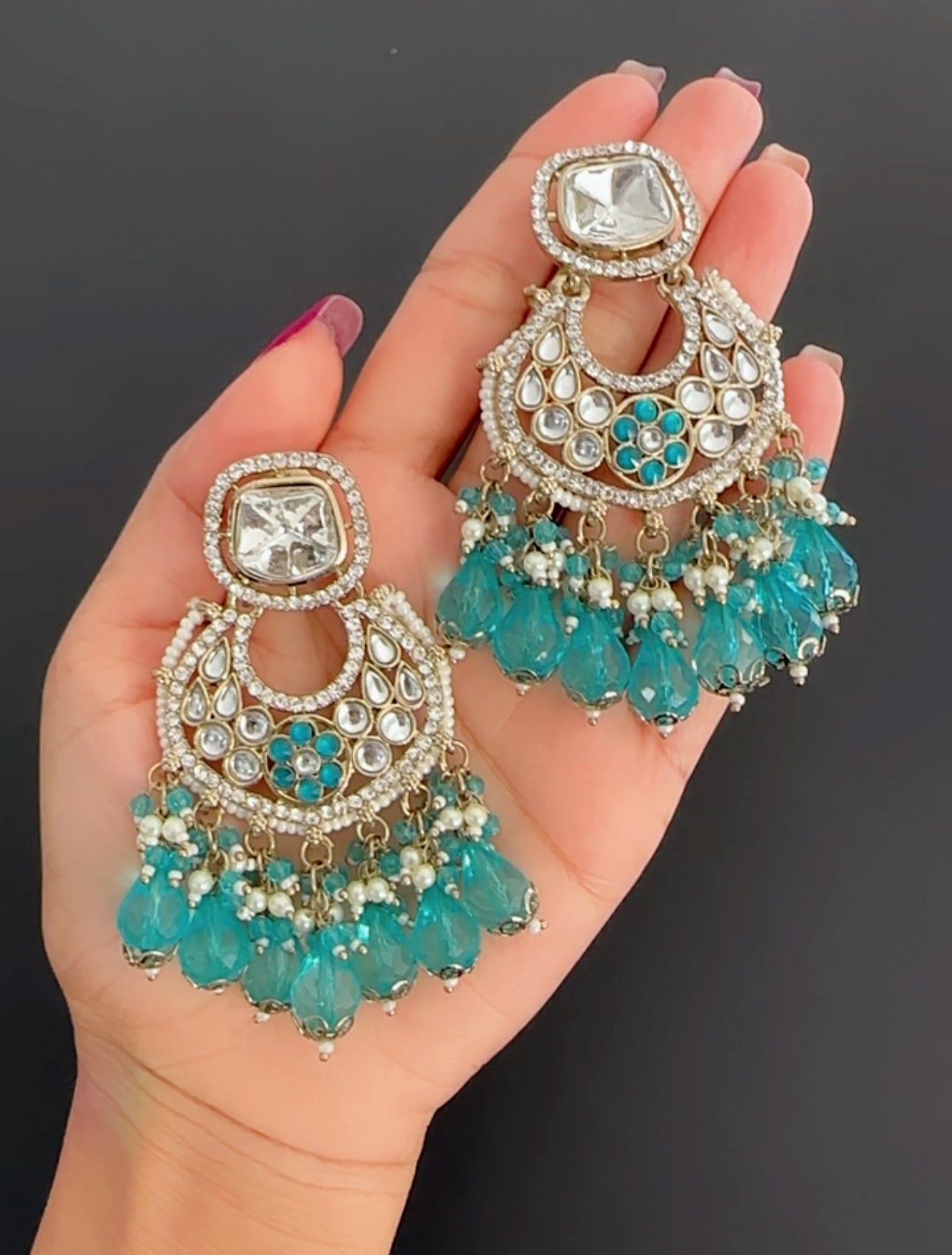 Kundan earrings