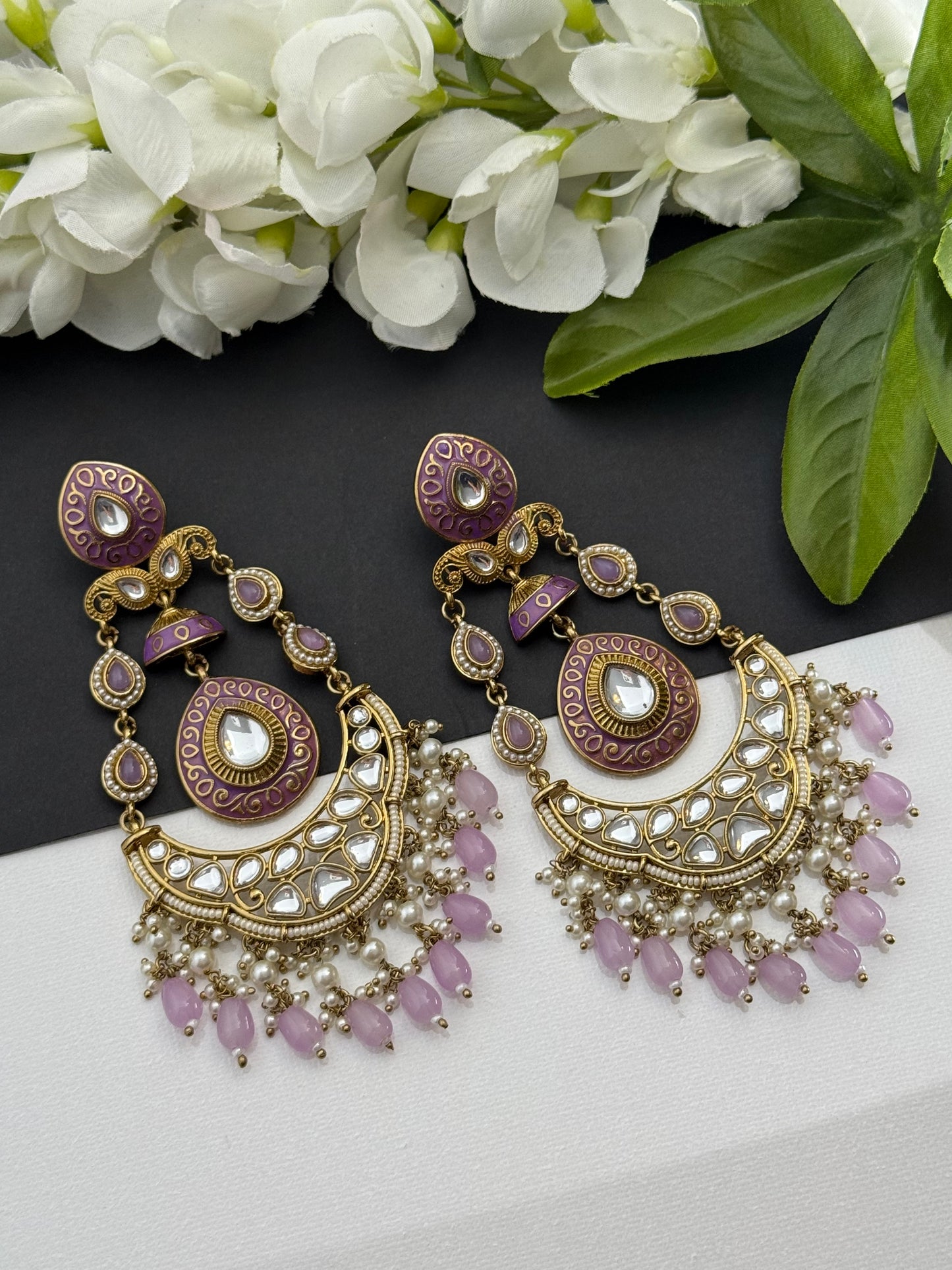 Kundan earrings