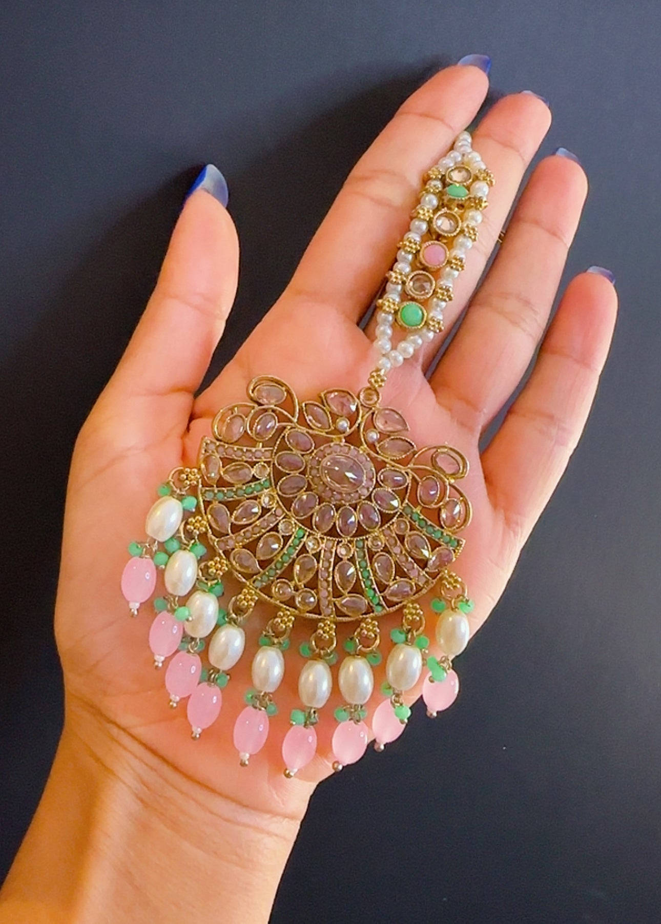Tikka set Mint pink