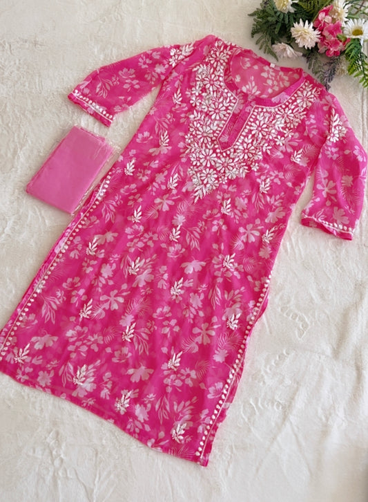 Georgette kurti