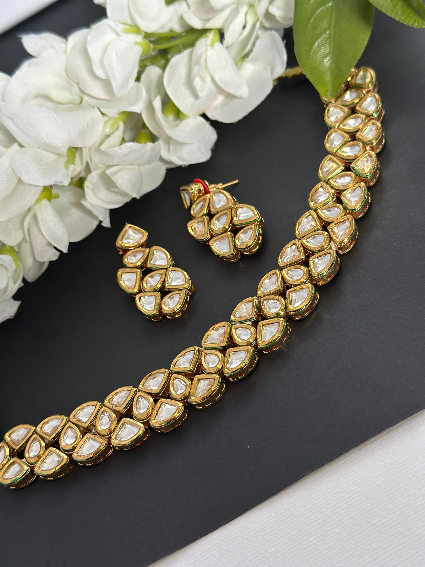 Kundan necklace set