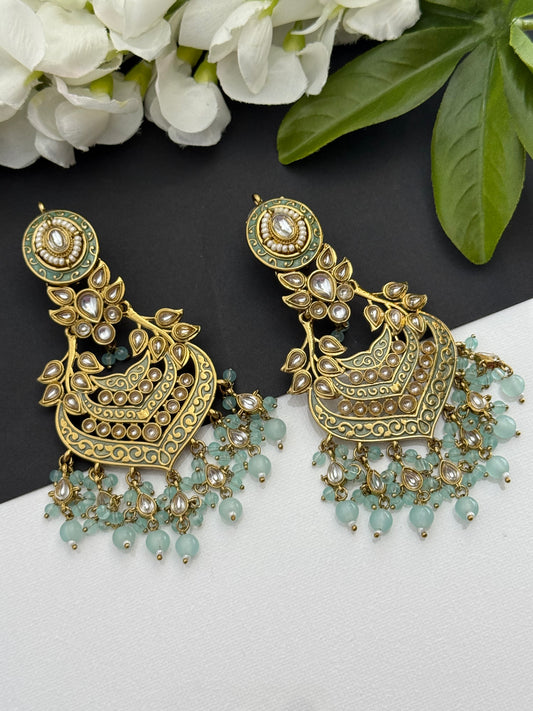 Kundan earrings