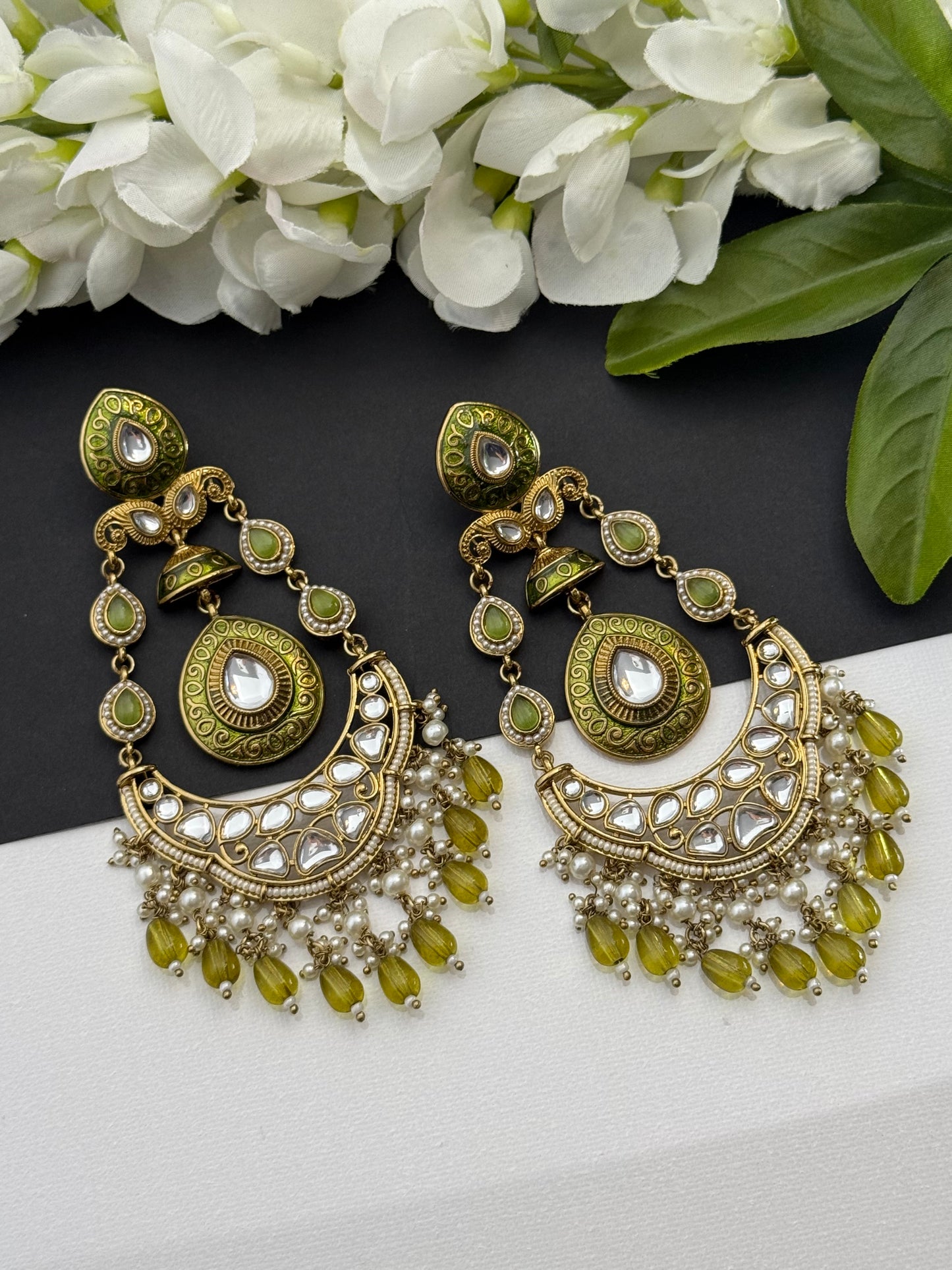 Kundan earrings