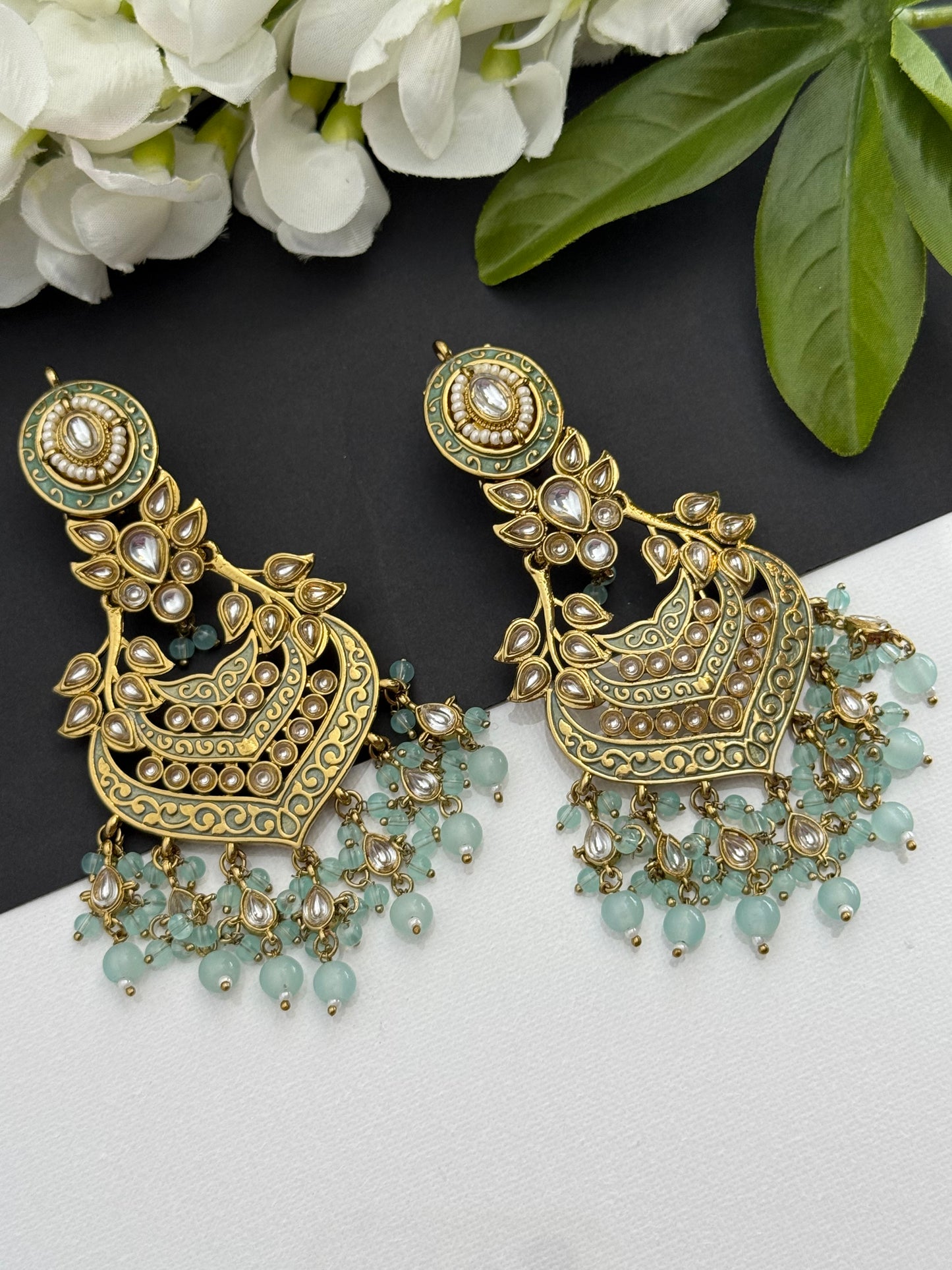 Kundan earrings