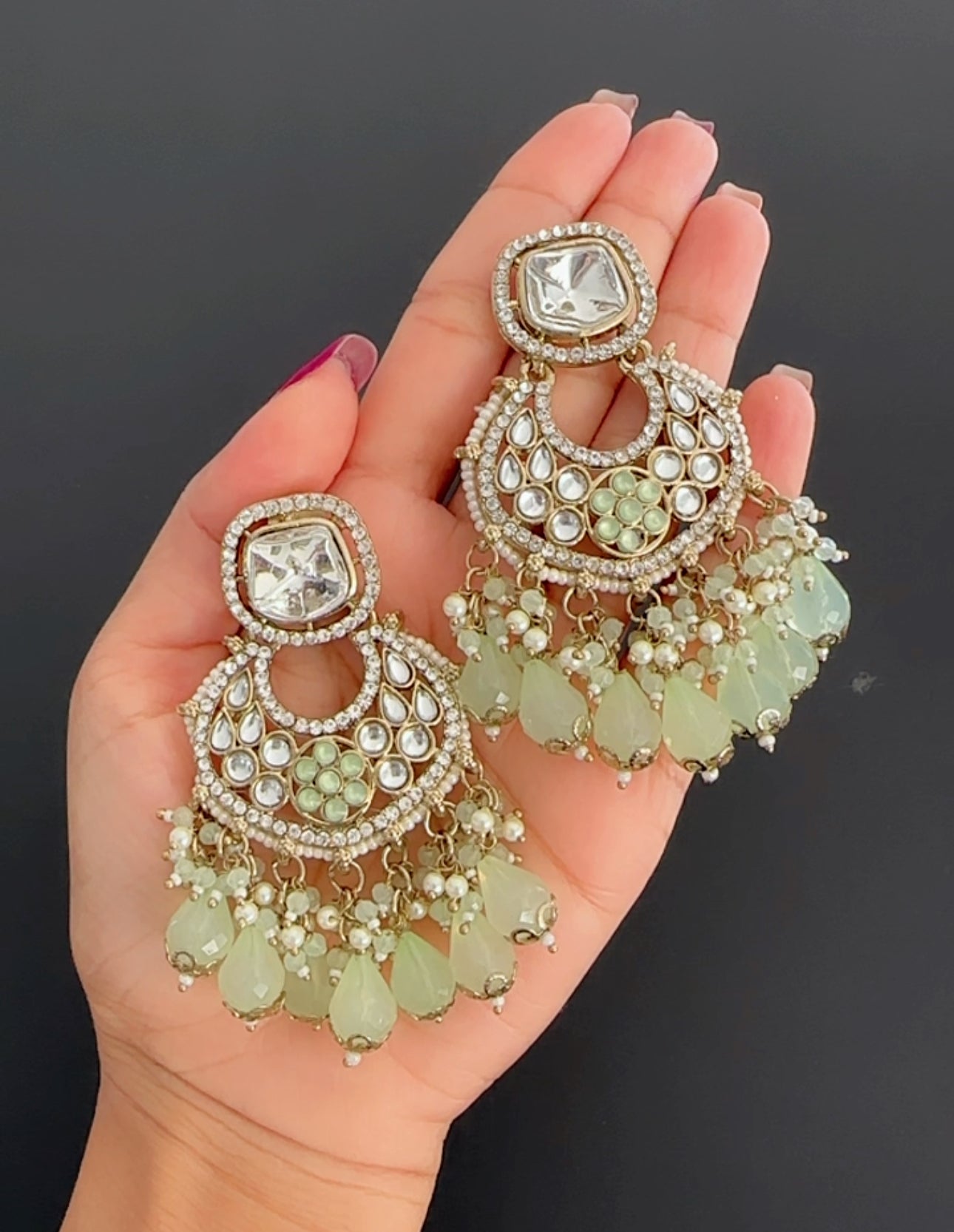 Kundan earrings