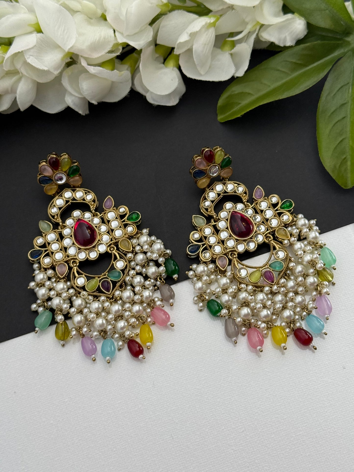 Kundan earrings