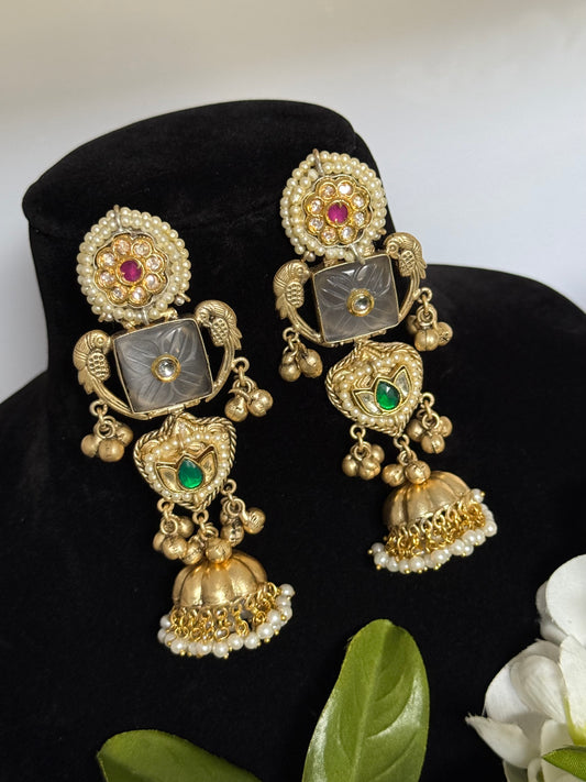 Saanvi Jhumka earrings in premium range
