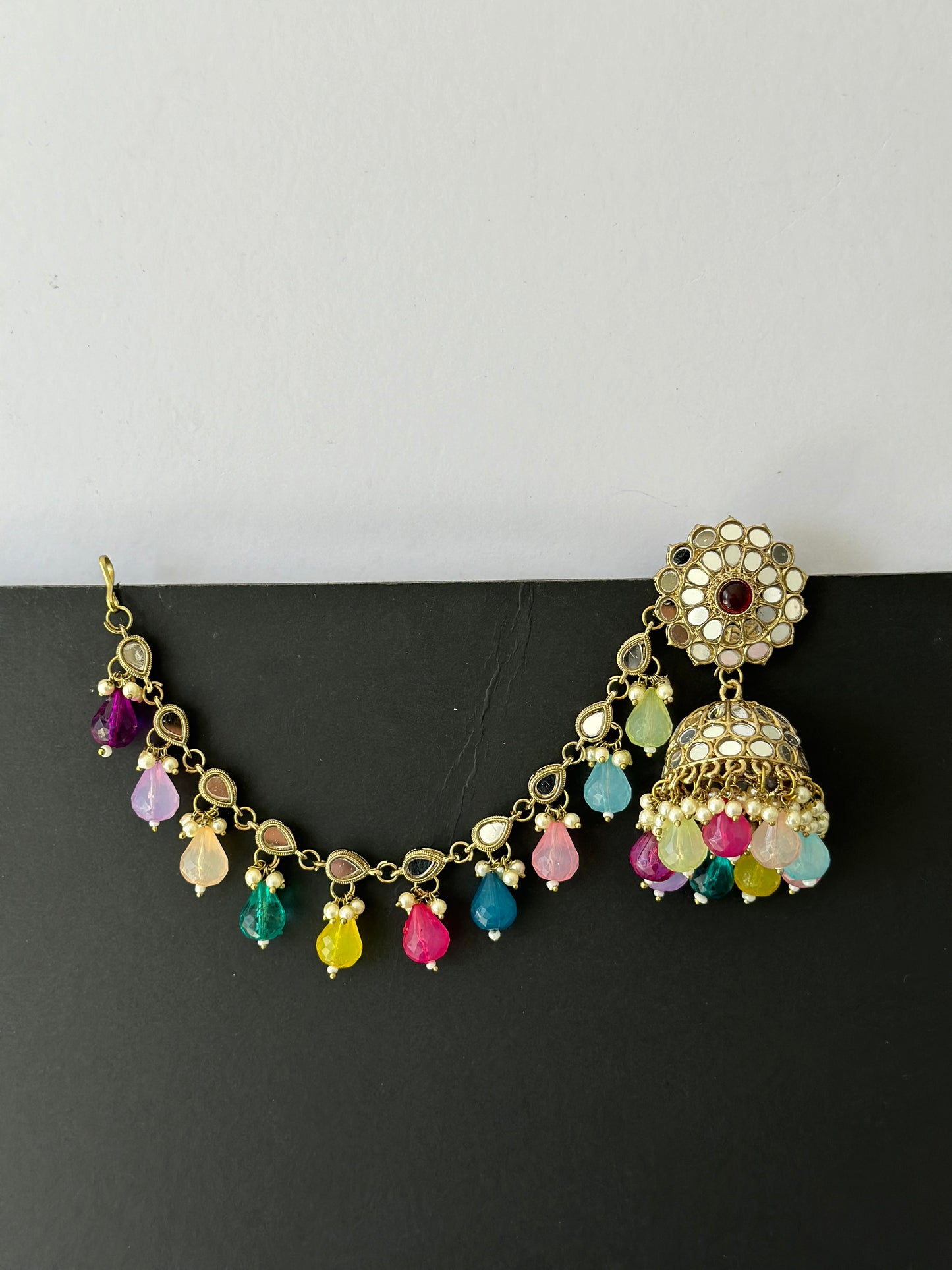 Jhumka with Sahara