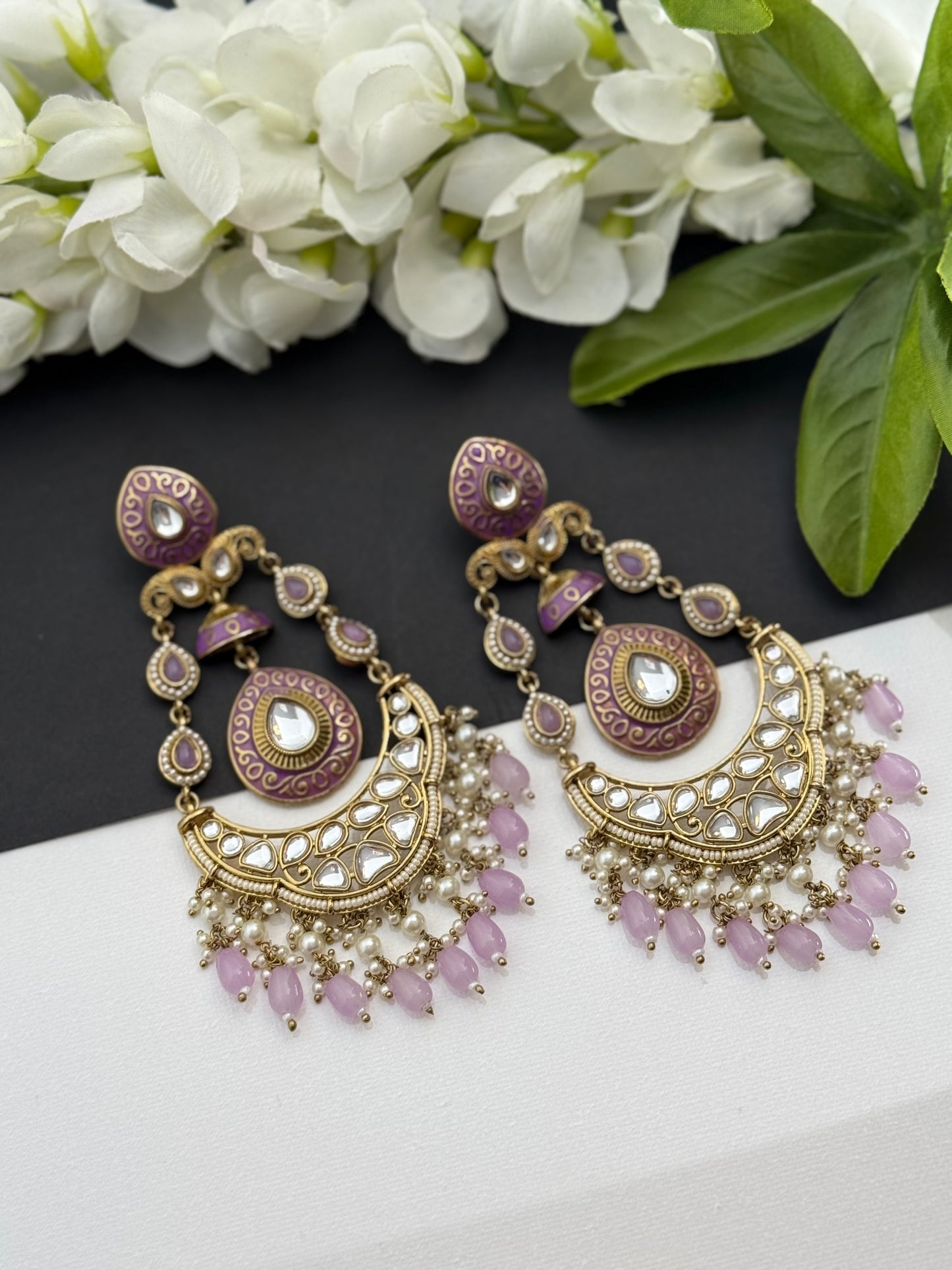 Kundan earrings