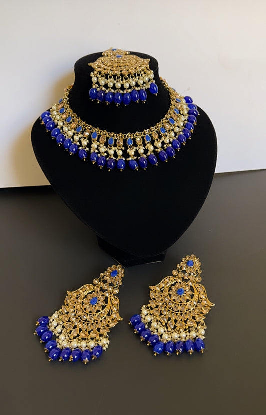 Necklace set Blue