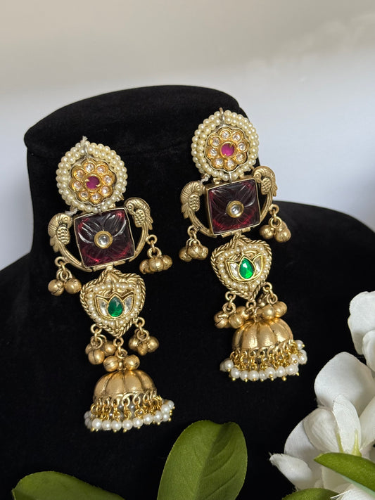 Saanvi Jhumka earrings in premium range