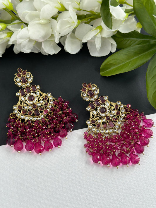 Kundan earrings